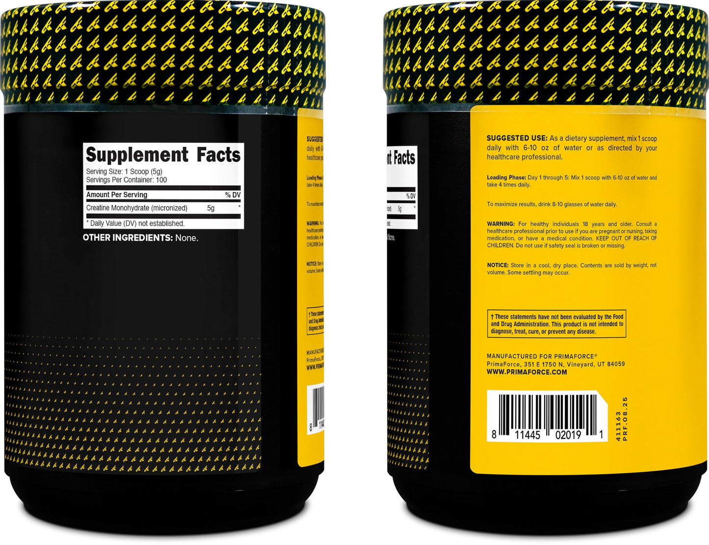 Primaforce Micronized Creatine Monohydrate Powder 500 g