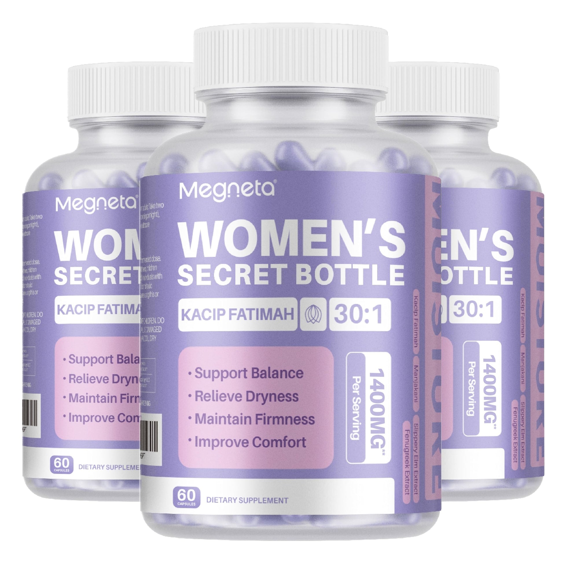 MEGNETA Advanced Feminine Care, 180 Capsules