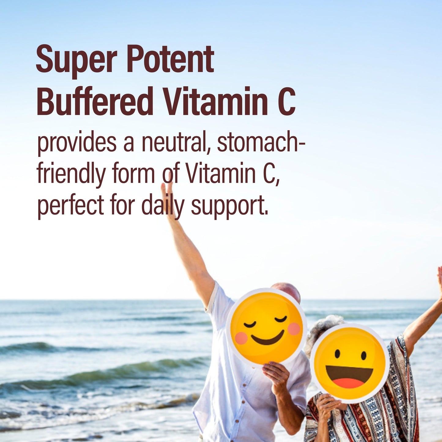 NANOWELL Super Potent Buffered Vitamin C 1000 mg with Bioflavonoid Complex, Capsule, 180 Count