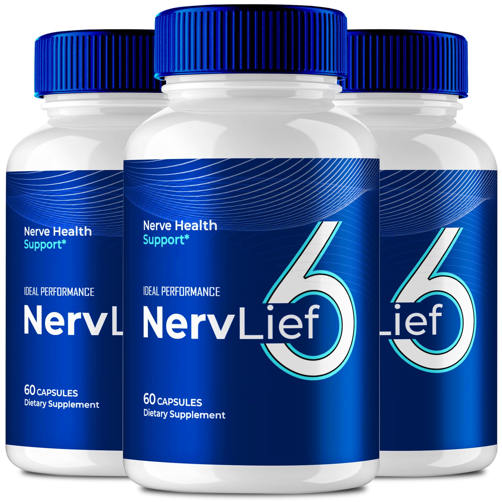 IDEAL PERFORMANCE NervLief 6 Advanced Nerve Health Supplement, 180 Capsules