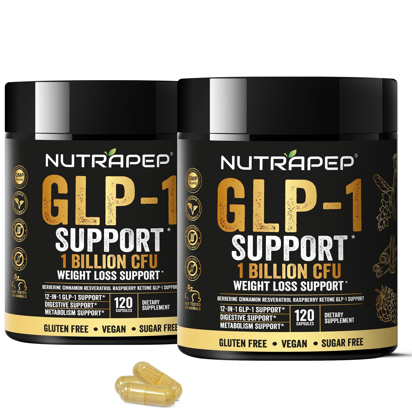 NutraPep GLP-1 Support Weight Loss Probiotic Supplement Capsule 240 Capsules