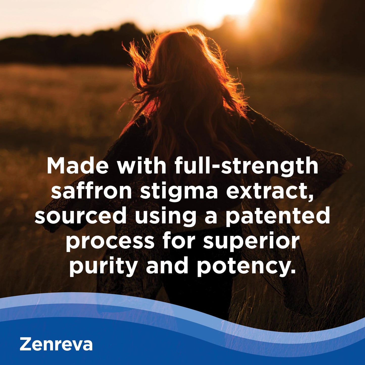 CalmCo Zenreva Pure Saffron Extract Capsules, 30 Count