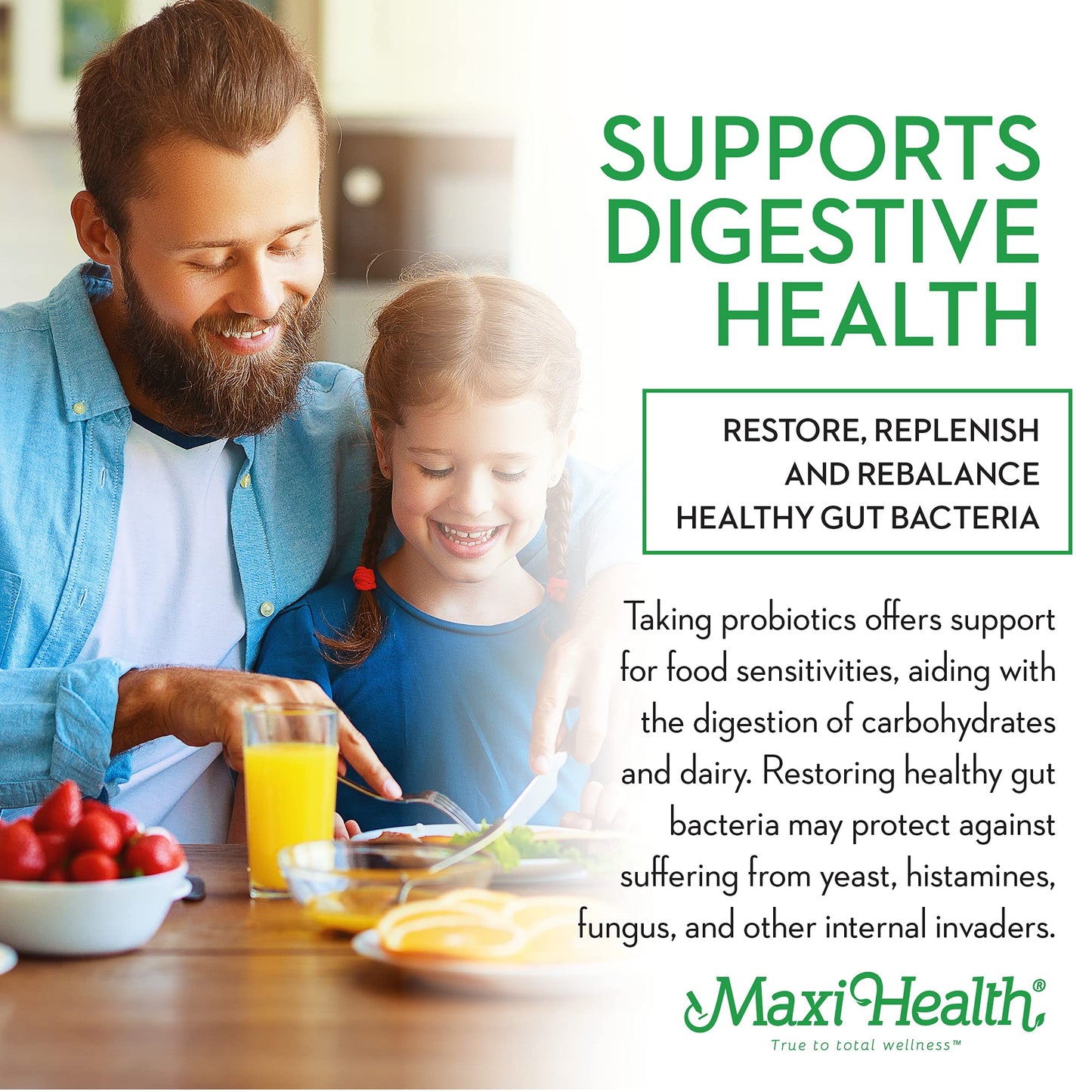 Maxi Health Maxi Active Pro-10 Chewables Probiotics for Kids, 120 Count