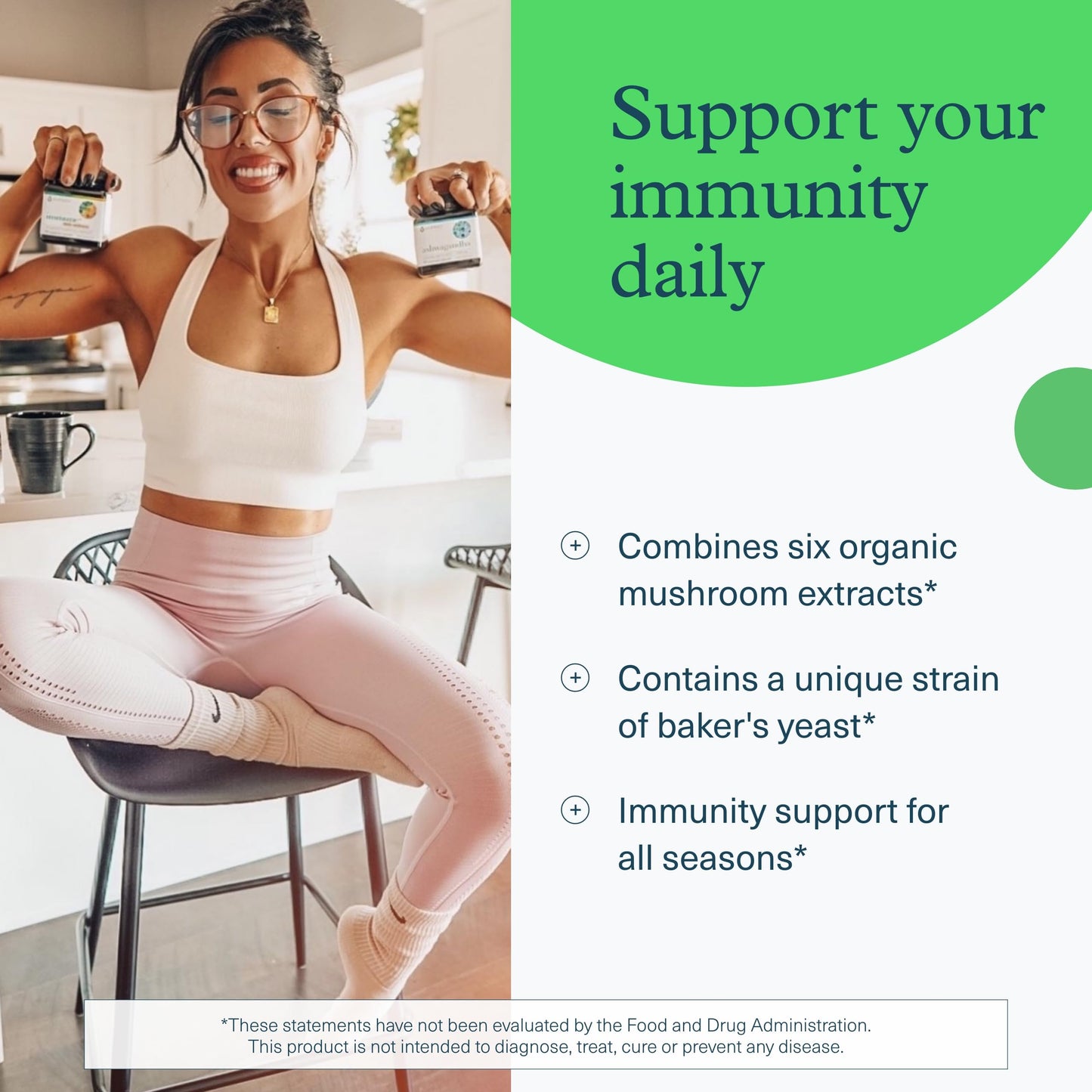 Youtheory Immune+ Daily Wellness, 60 Vegetarian Capsules