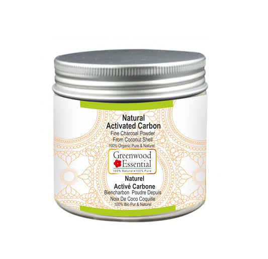 Greenwood Essential Activated Charcoal Powder (Coconut Shell), 3.53 oz
