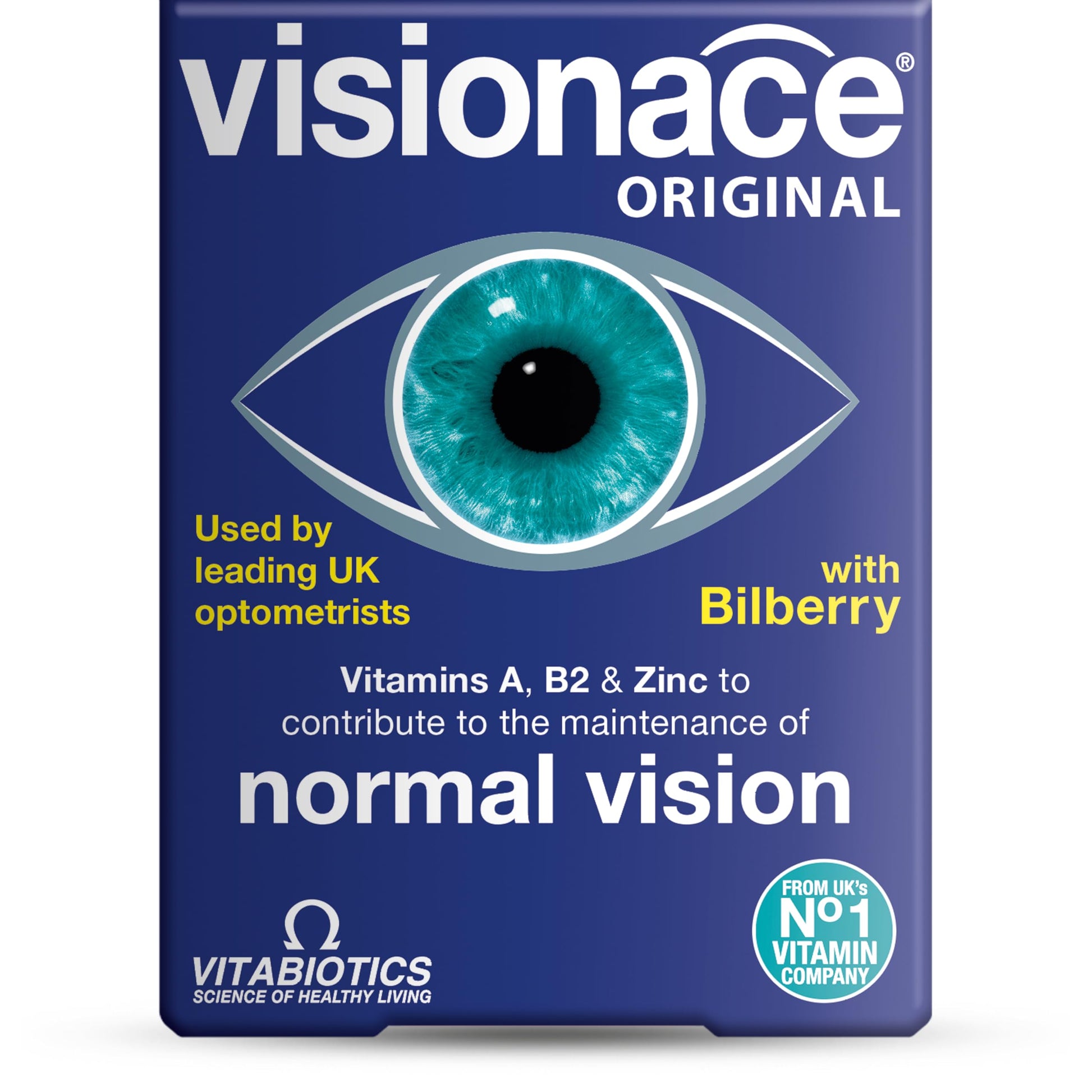 Visionace Original Nutritional Multivitamin for Normal Vision Tablet, 30 Tablets