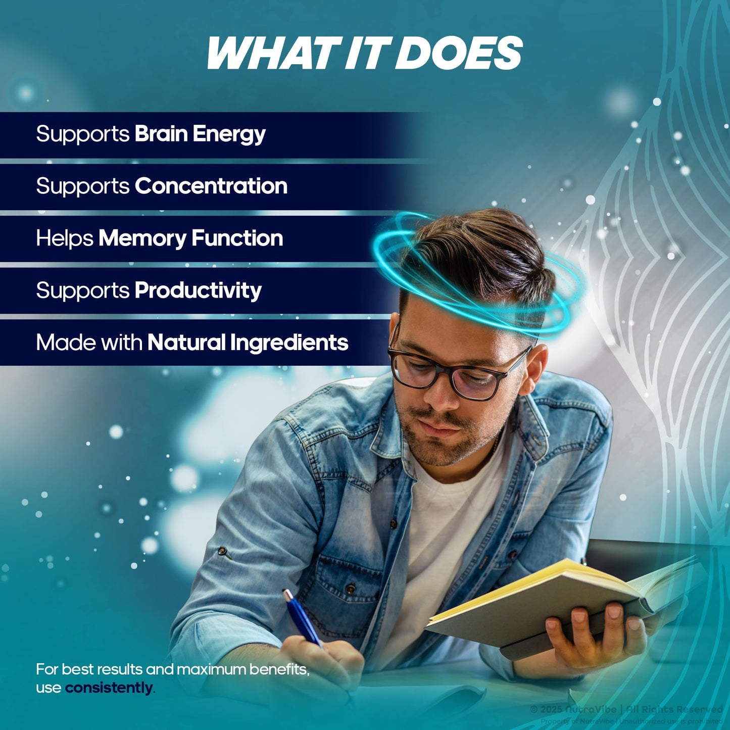 NutraVibe Brain Defender Capsule, 60 Capsules