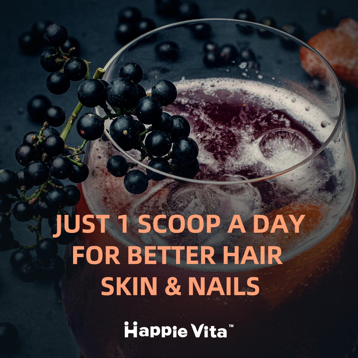 HappieVita Multi Collagen Peptides Powder 18.6