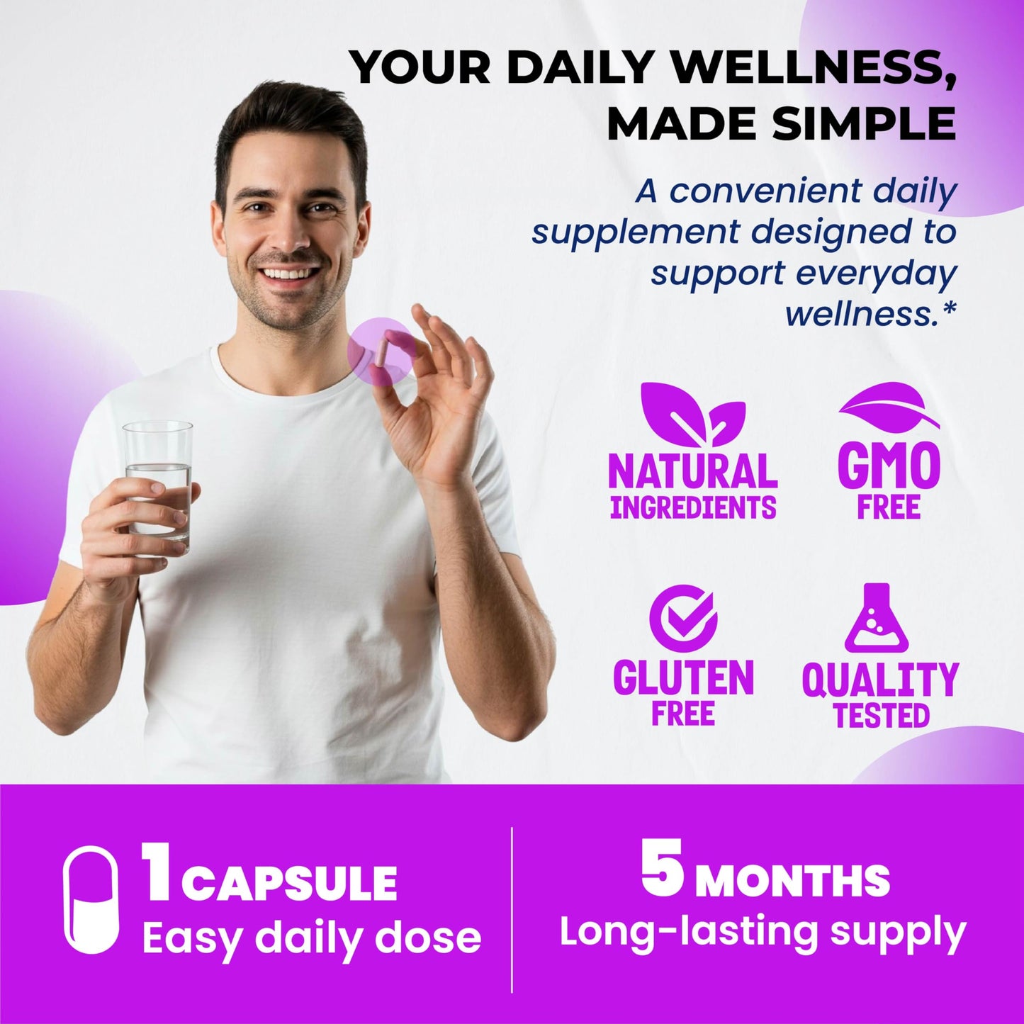 Ultra Herbs Quercetin Supplement with Bromelain, NAC & Nattokinase, 8-in-1 Formula with Zinc, Elderberry & Turmeric, Immune & Respiratory Wellness Support*, Capsules, 150 Count