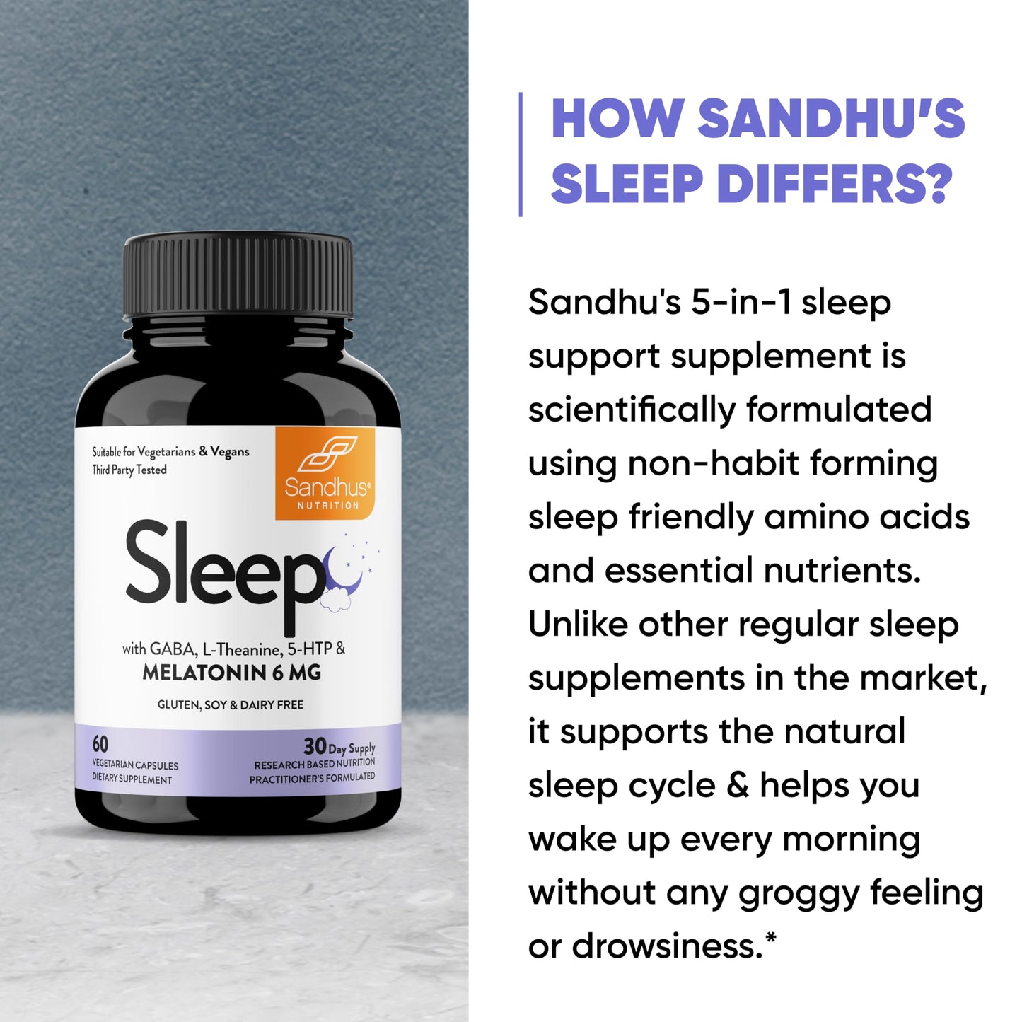 Sandhu's Sleep 60 Capsules