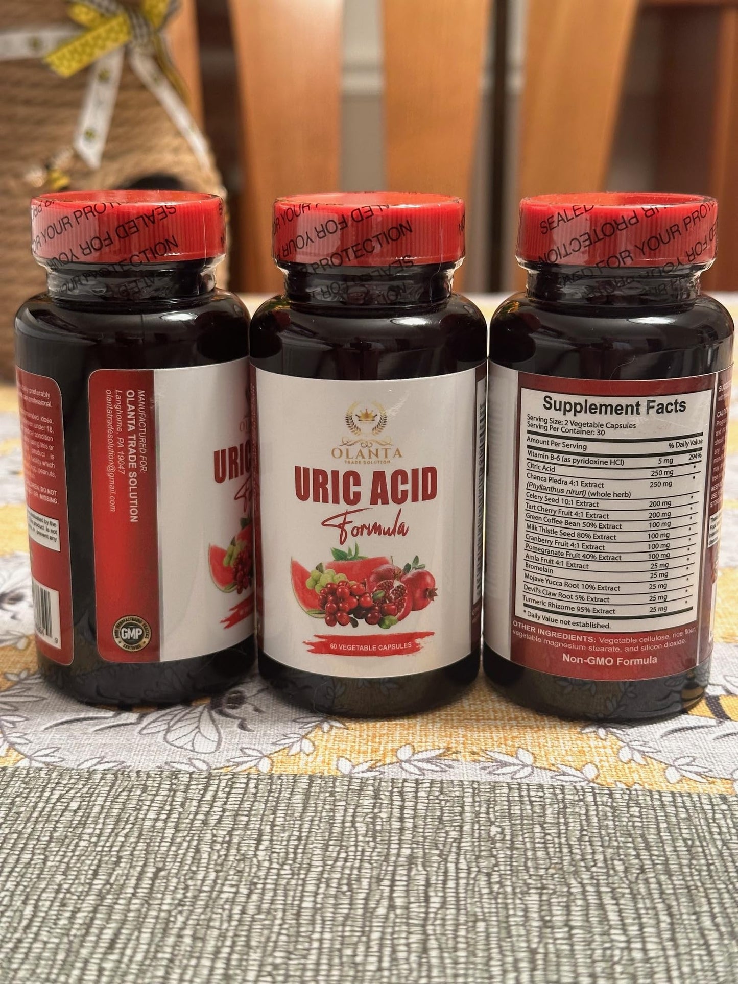 Generic Uric Acid Capsules 60 Count