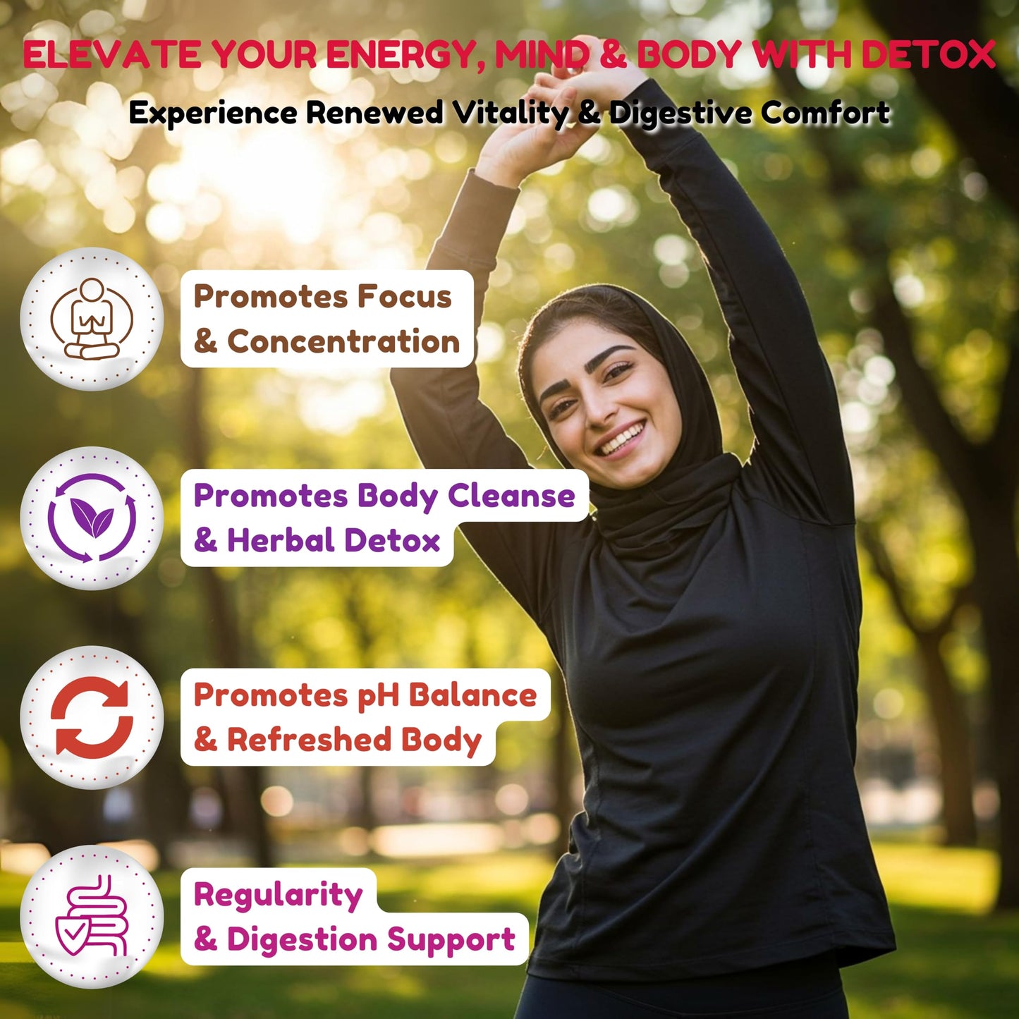 SHIFAA NUTRITION Premium Colon Cleanse & Herbal Detox Capsules, 60 Capsules