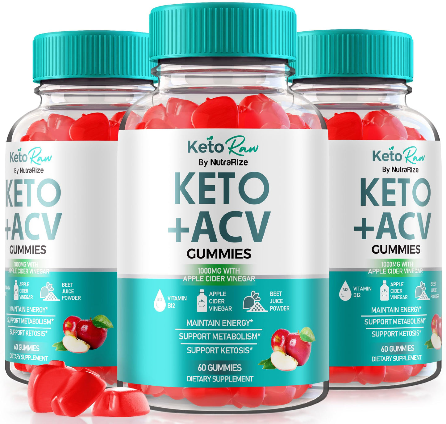 NutraRize Keto Raw ACV Gummies 180 Gummies