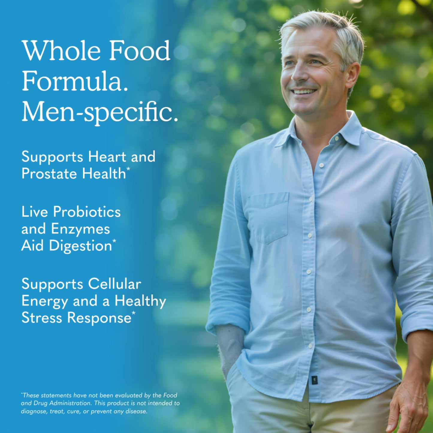 Garden of Life Vitamin Code RAW ONE for Men Once Daily Whole Food Multivitamin with Probiotics for Heart Health and Prostate Health Capsule, 75 Count