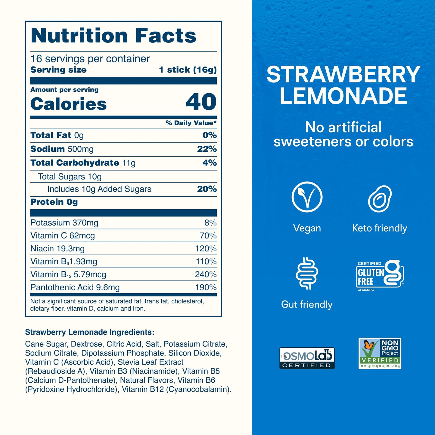 Liquid I.V. Hydration Electrolytes Powder 16 Count