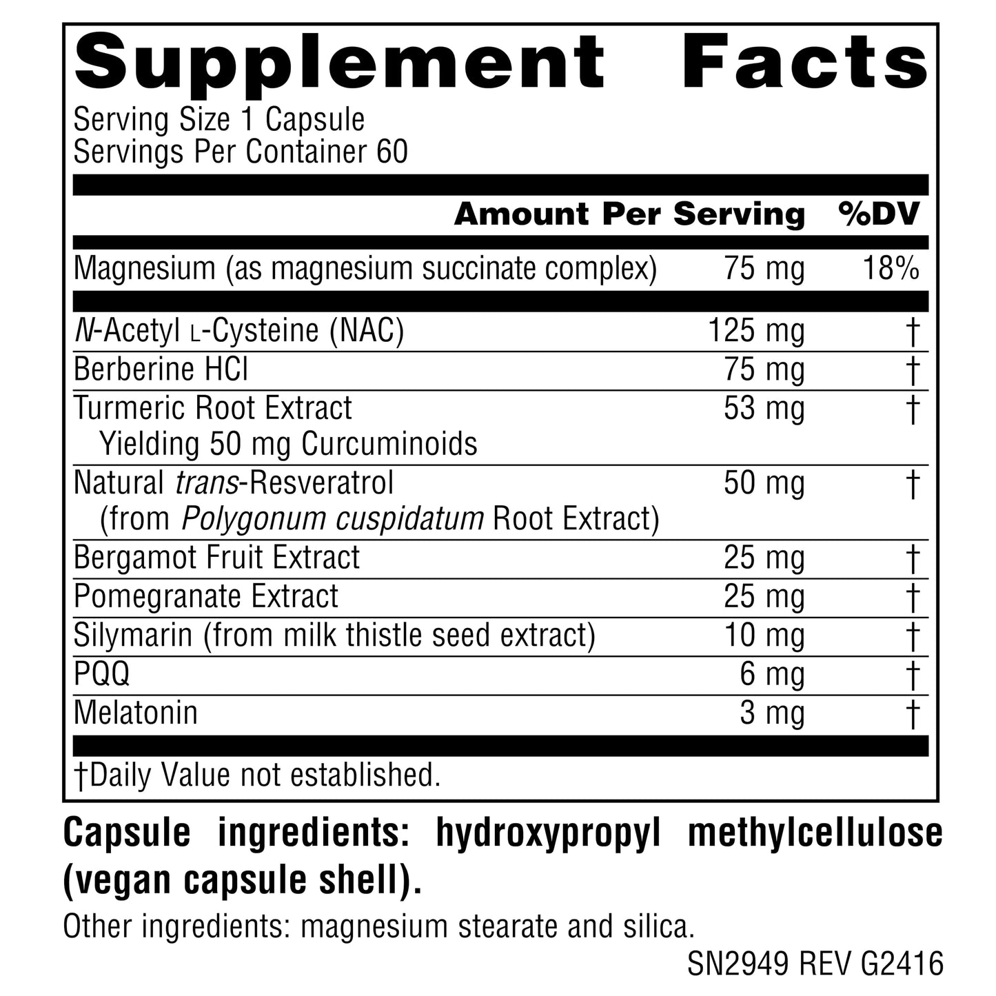 Source Naturals MitoNight with Melatonin Mitochondrial Repair Capsules 60 Count