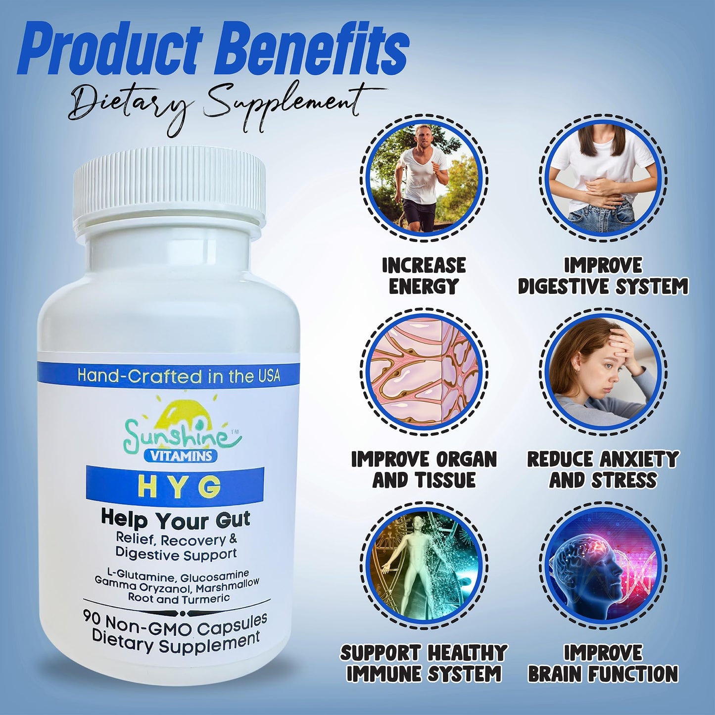 Sunshine Vitamins Digestive Enzymes & Probiotics Capsule, 90 Count