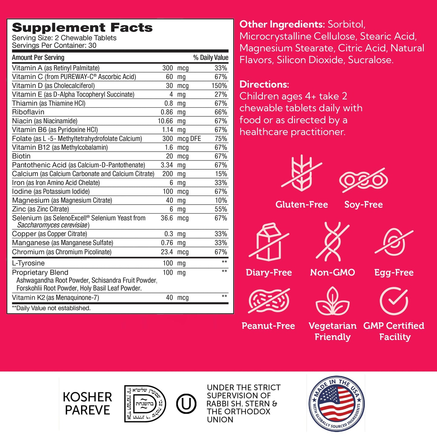 Zahler HeightFactor Tablet, 60 Count