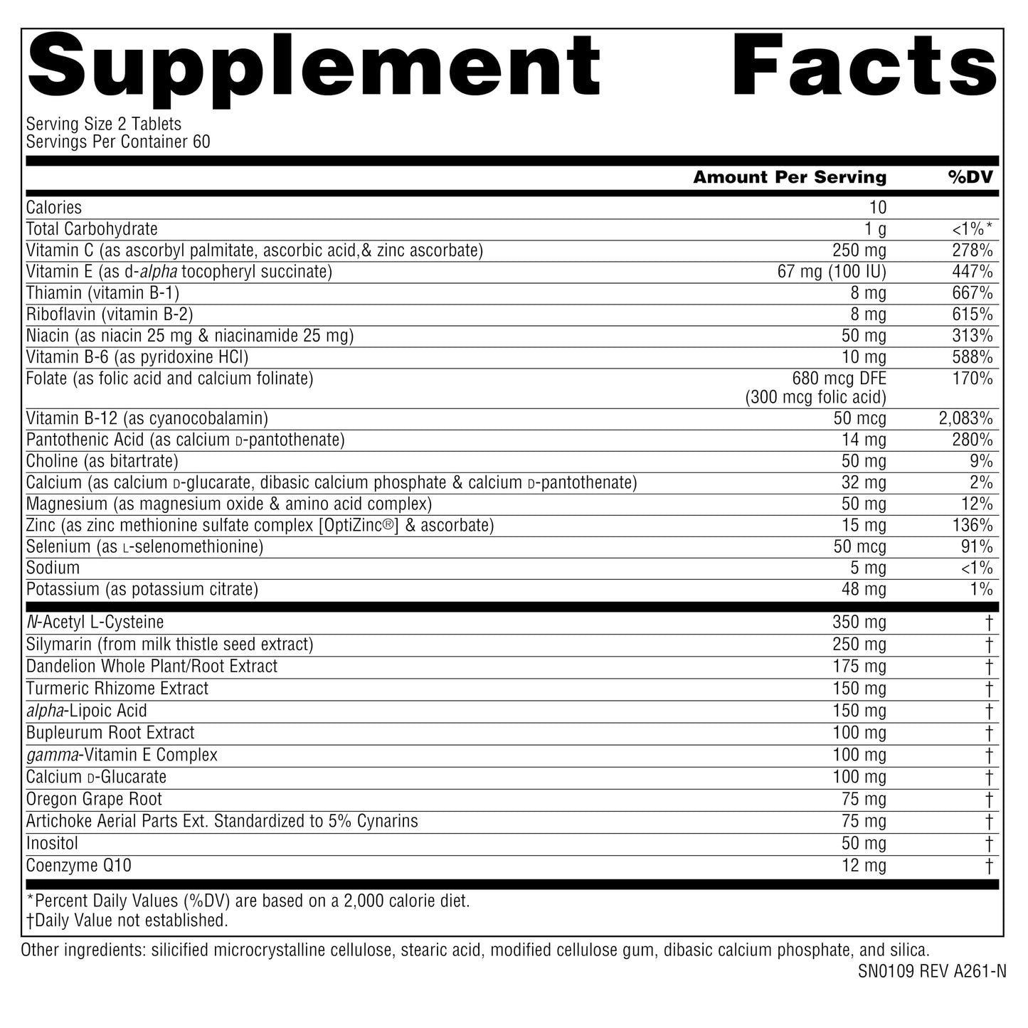 Source Naturals Liver Guard Silymarin, CoQ10, N-Acetyl Cysteine Complex, 120 Tablets