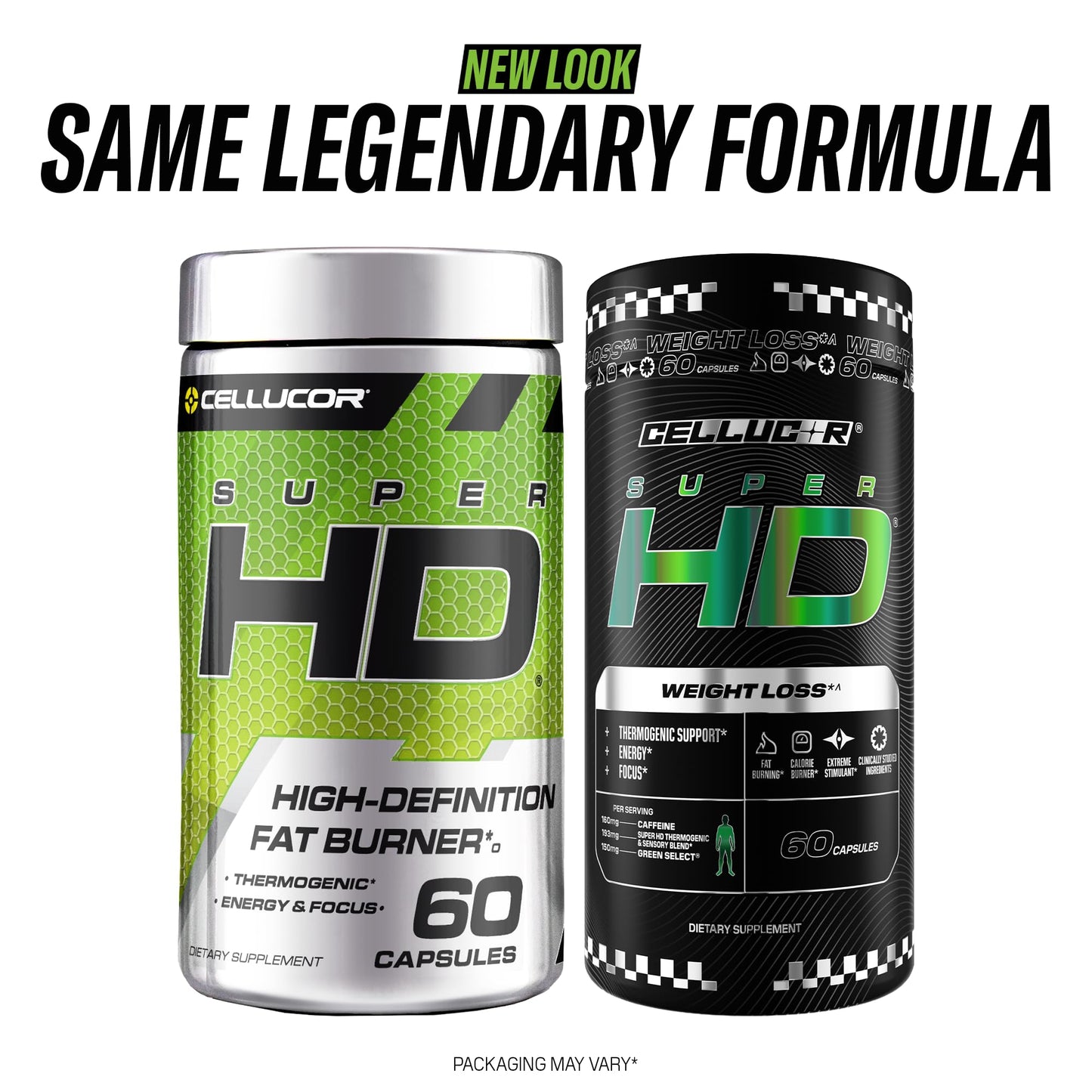 Cellucor SuperHD Thermogenic Fat Burner Capsule, 60 Count