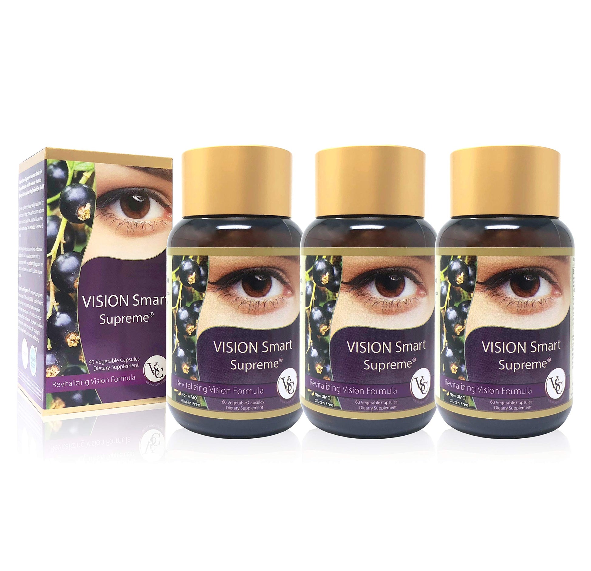 Vision Smart Center Vision Smart Supreme - Superior Eye Supplement Capsule, 3 Bottles