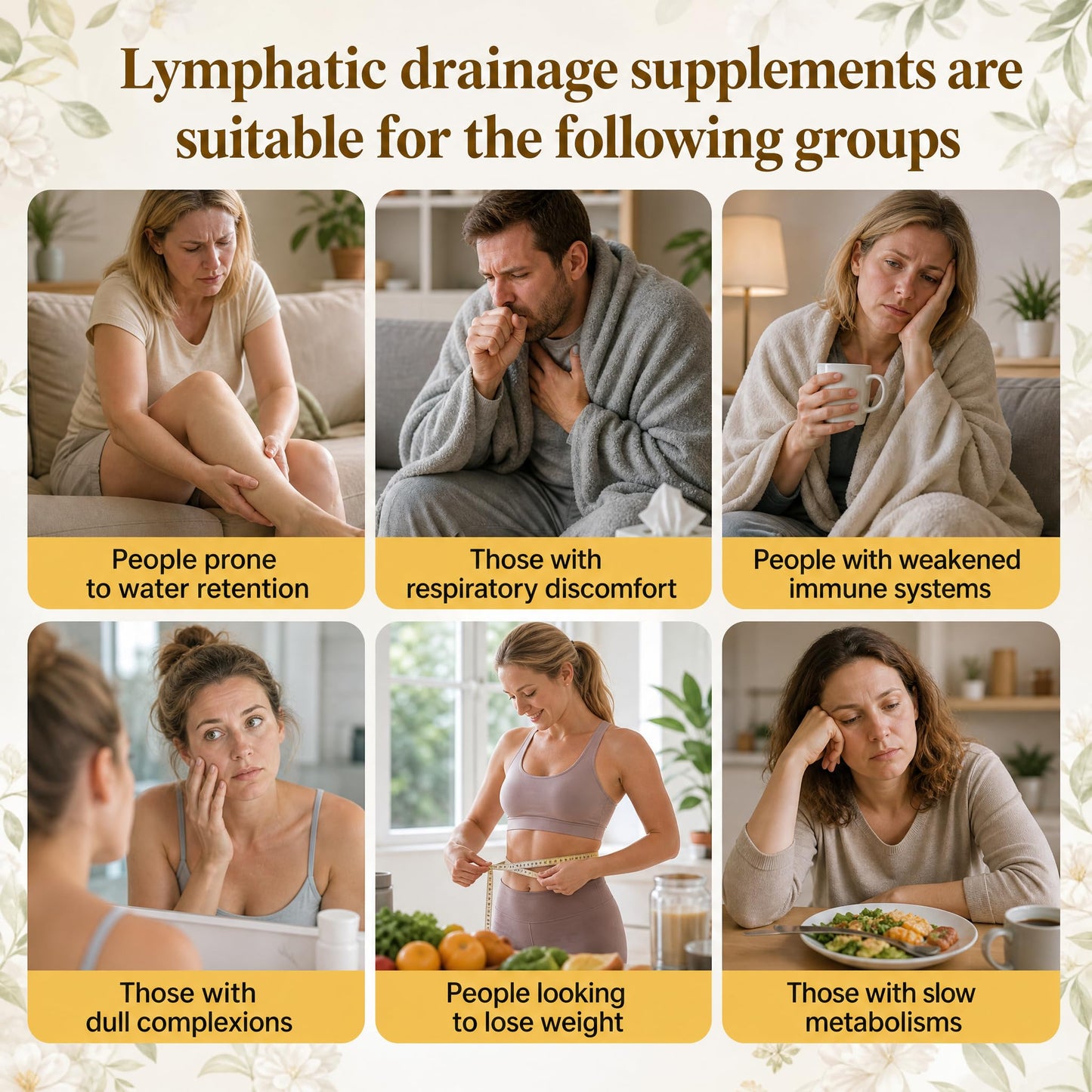GUSUPY Lymphatic Drainage Support Capsules 90 Count