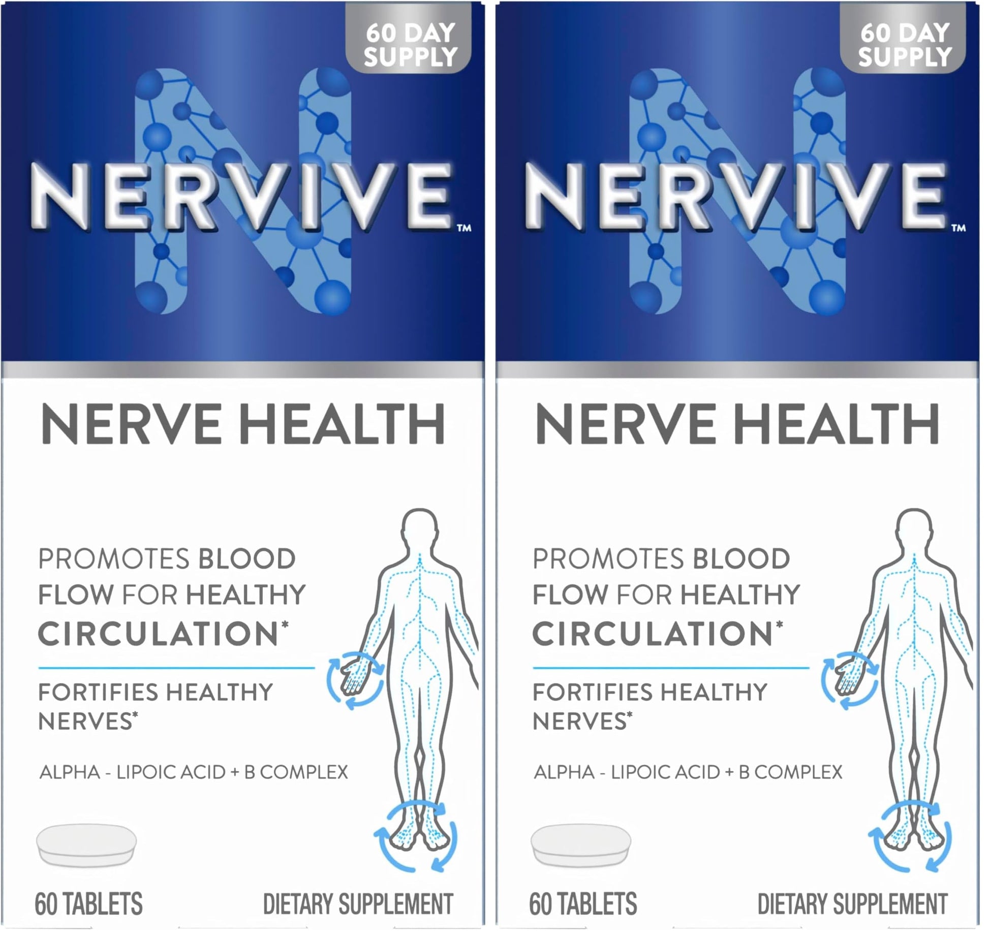 Nervive Nerve Health Alpha Lipoic Acid Tablet 120 Tablets