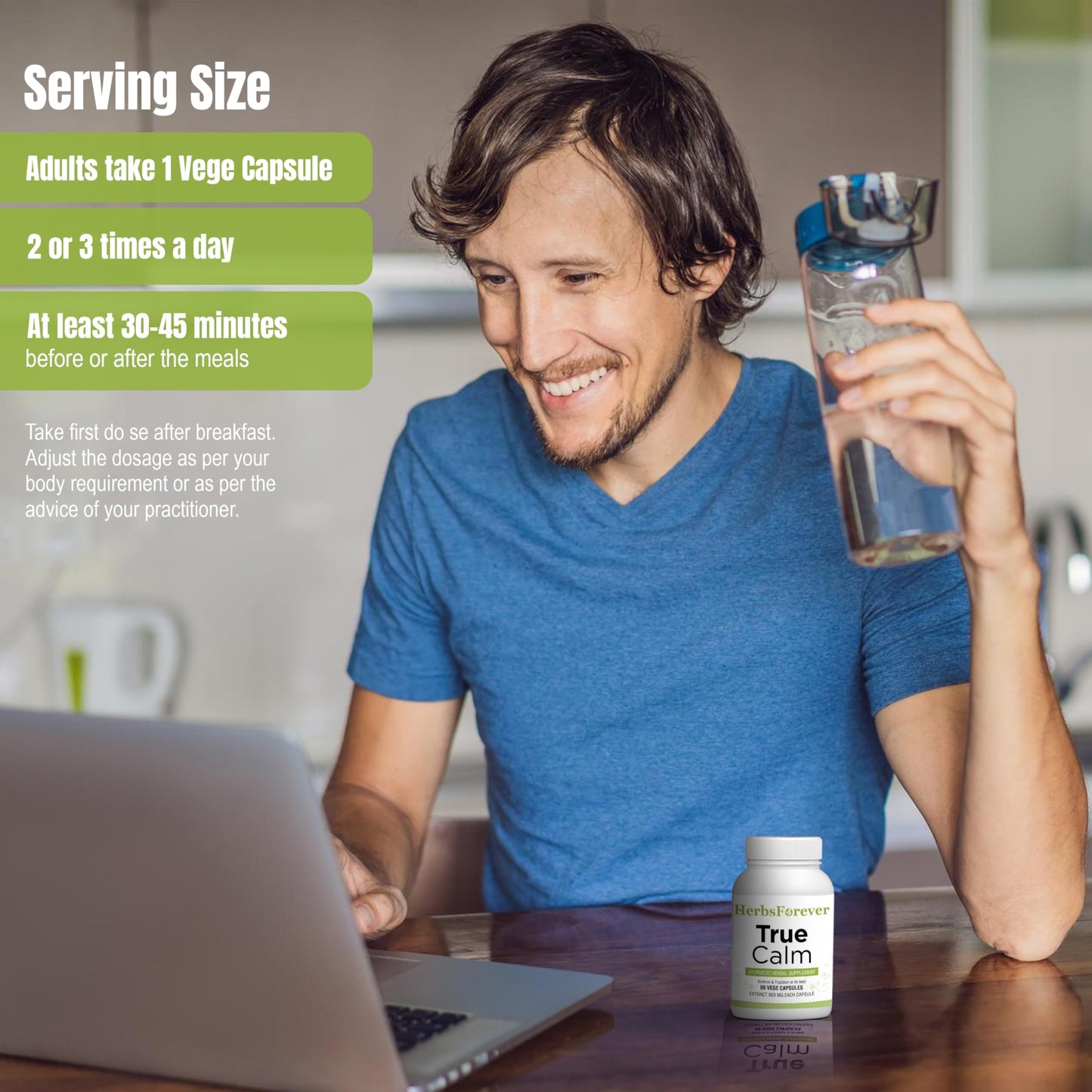 Herbsforever True Calm Capsules 90 Count