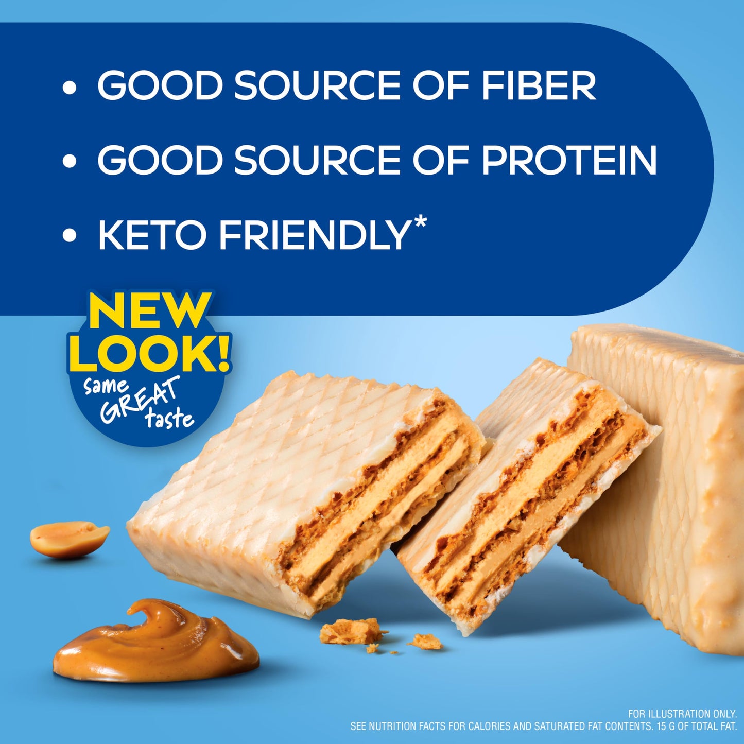 Atkins Peanut Butter Protein Wafer Crisps 5 Count and Caramel Nut Chew Bar 5 Count Bundle