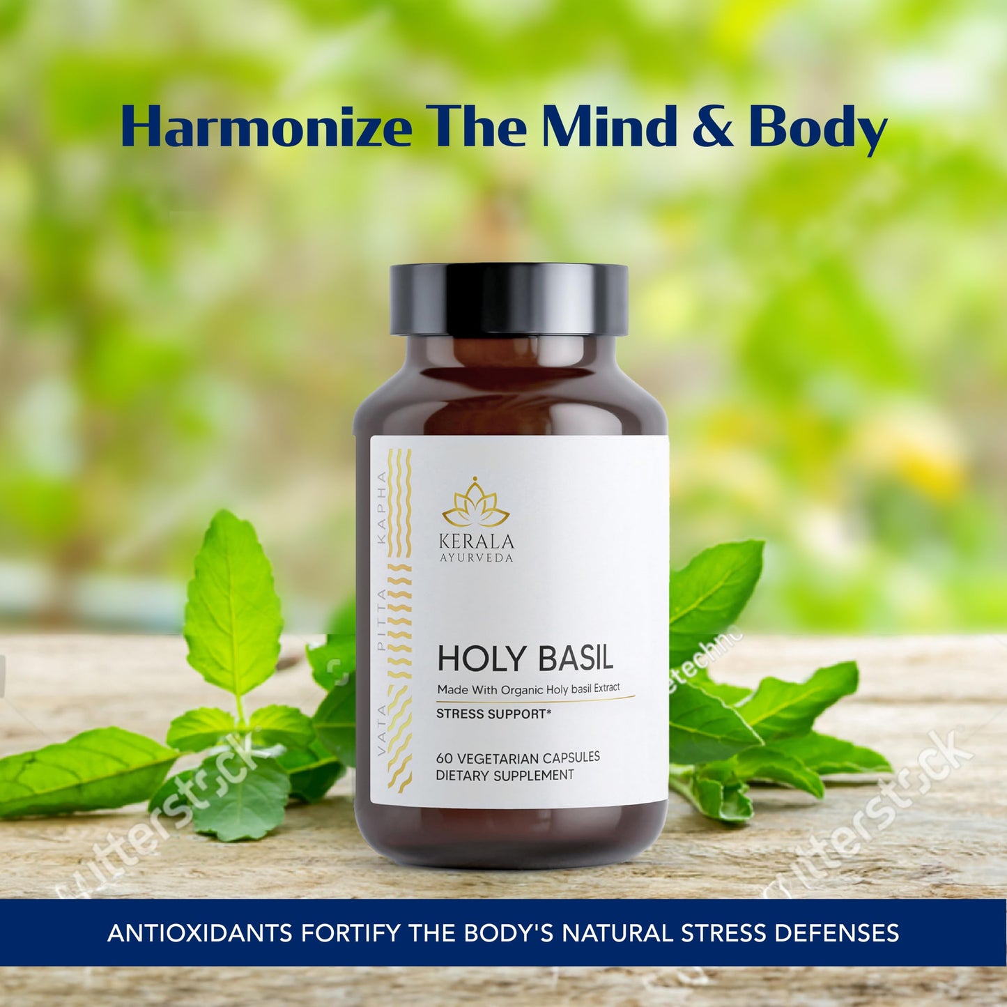 Kerala Ayurveda Holy Basil Tulsi Extract Capsules 1 Capsule
