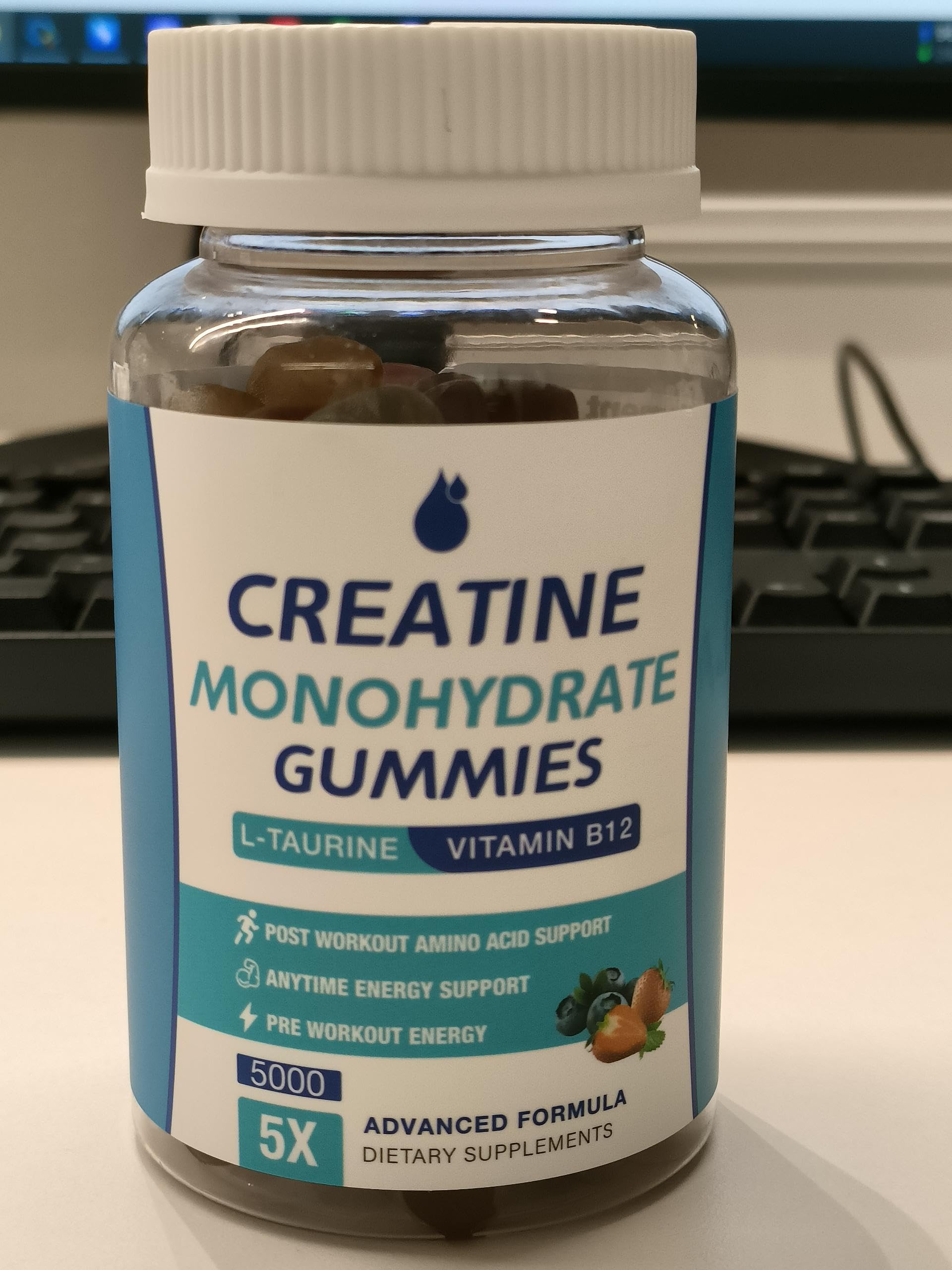 MaxHemp Creatine Monohydrate Gummies 80 Count