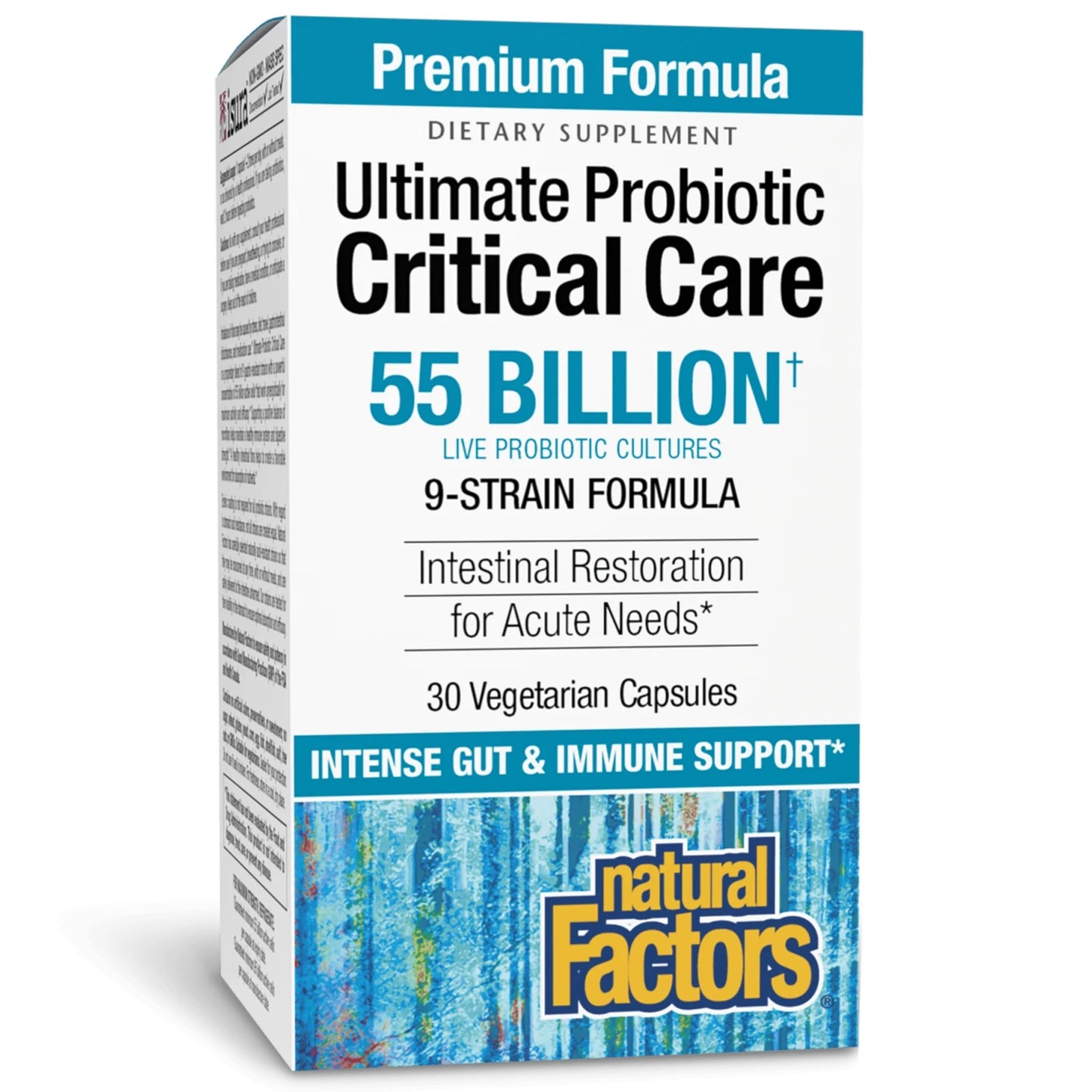 Natural Factors Ultimate Probiotic Critical Care Capsule 30 Count