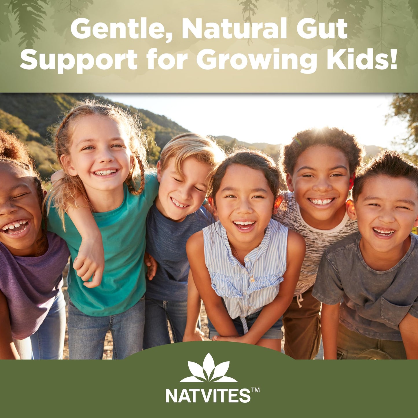 Natvites Prebiotic Kids Fiber Gummies 120 Count