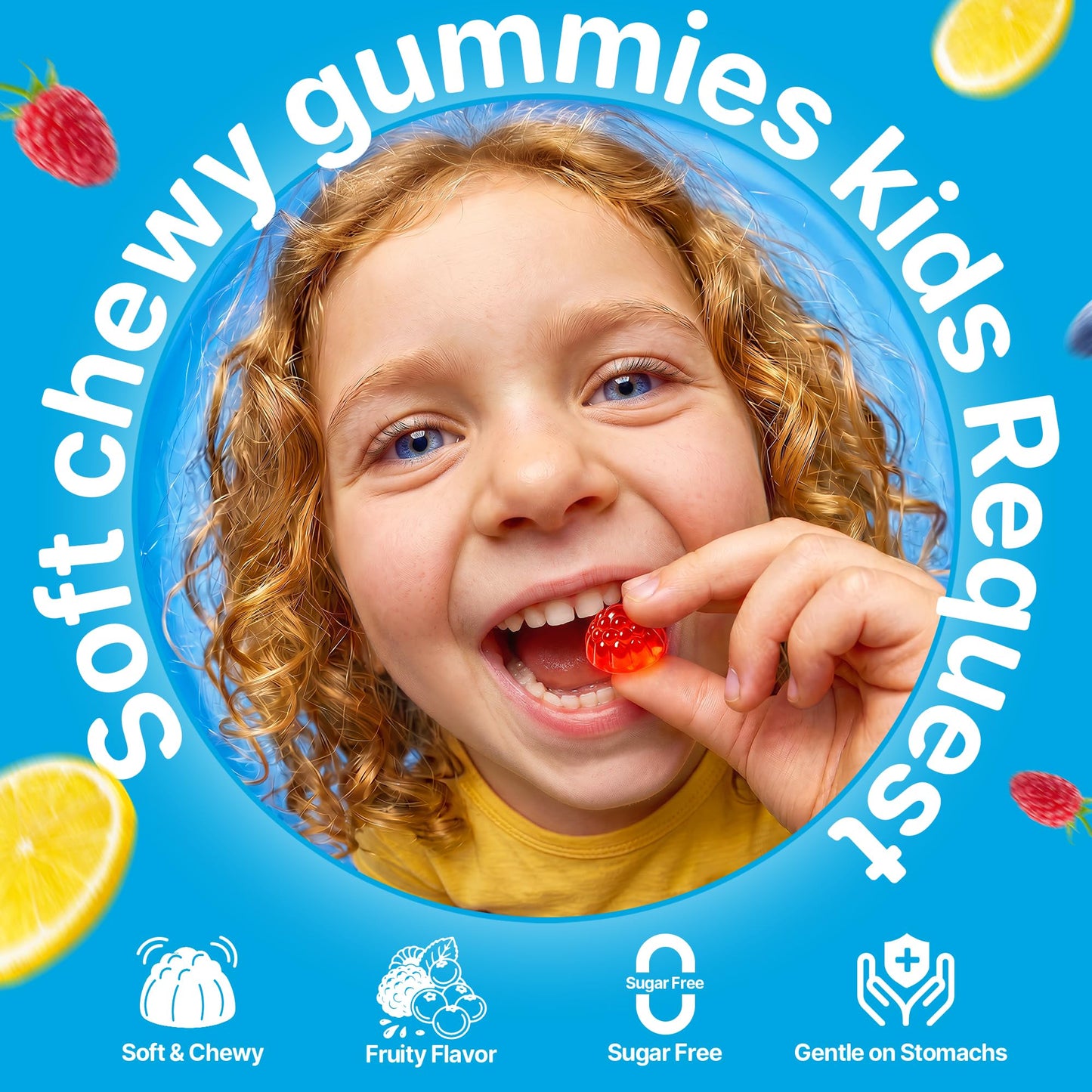 ECOFIB Magnesium Glycinate Gummies Gummy 120 Count