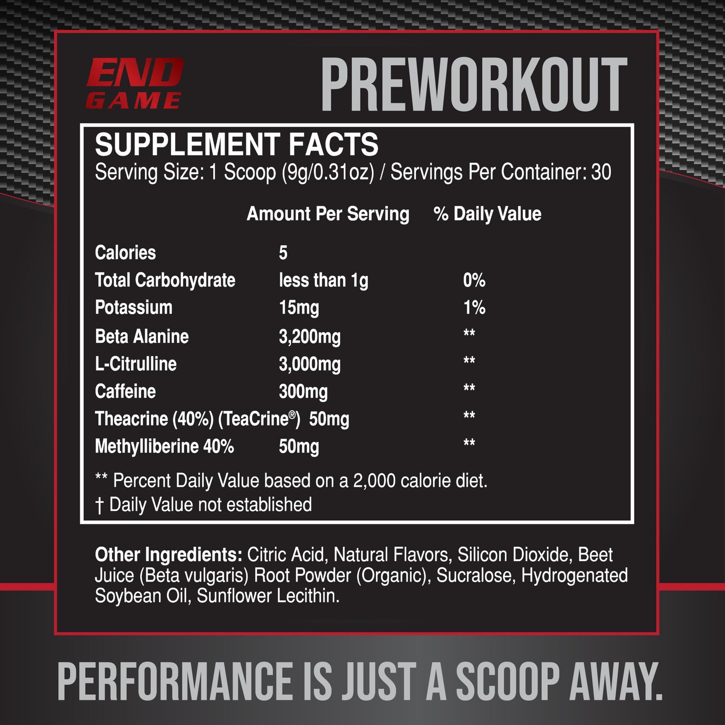 Body Fuse End Game Time-Release Pre-Workout Powder Supplement, 9.77 Ounce