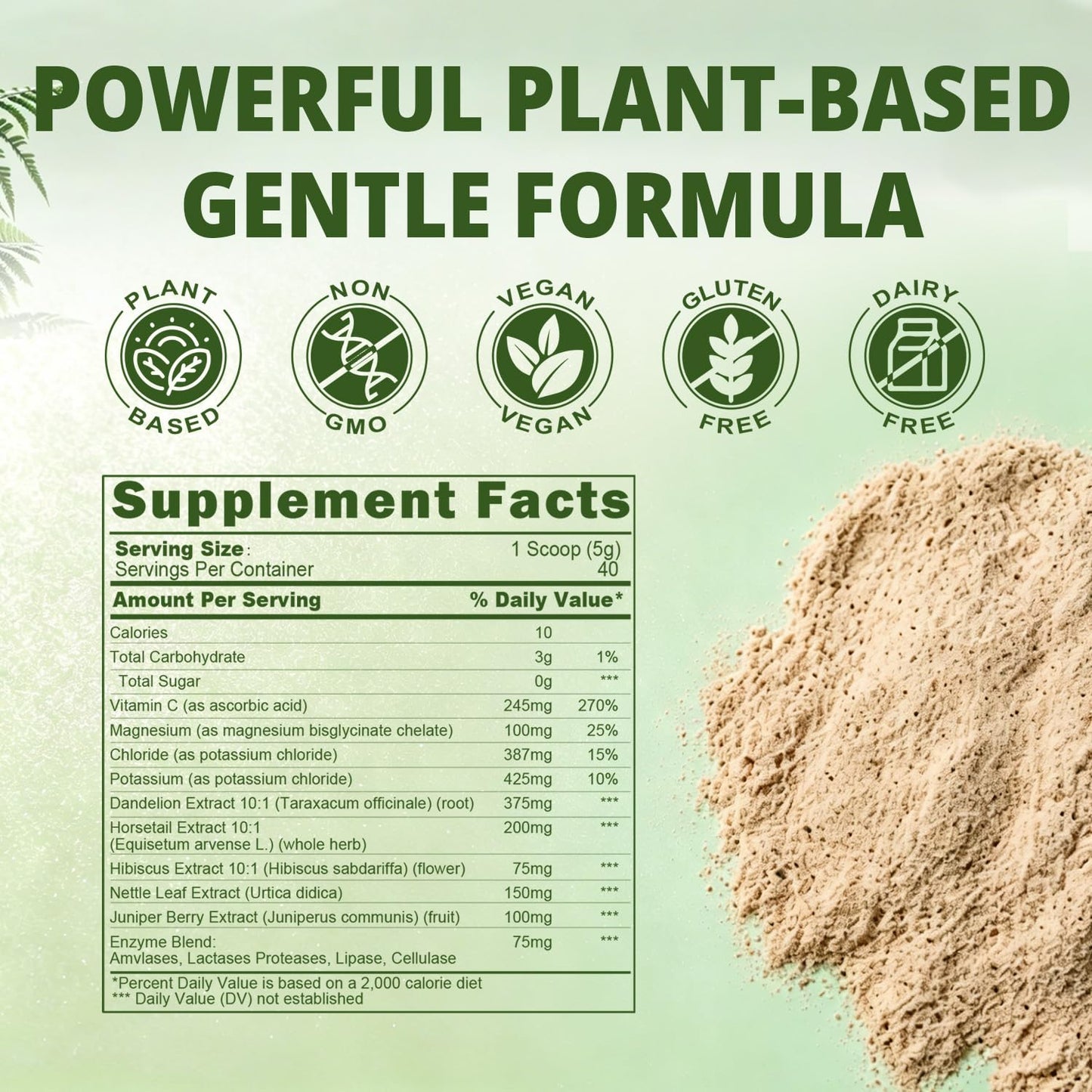 Nature Aurora Debloat Powder for Digestive Health, 7