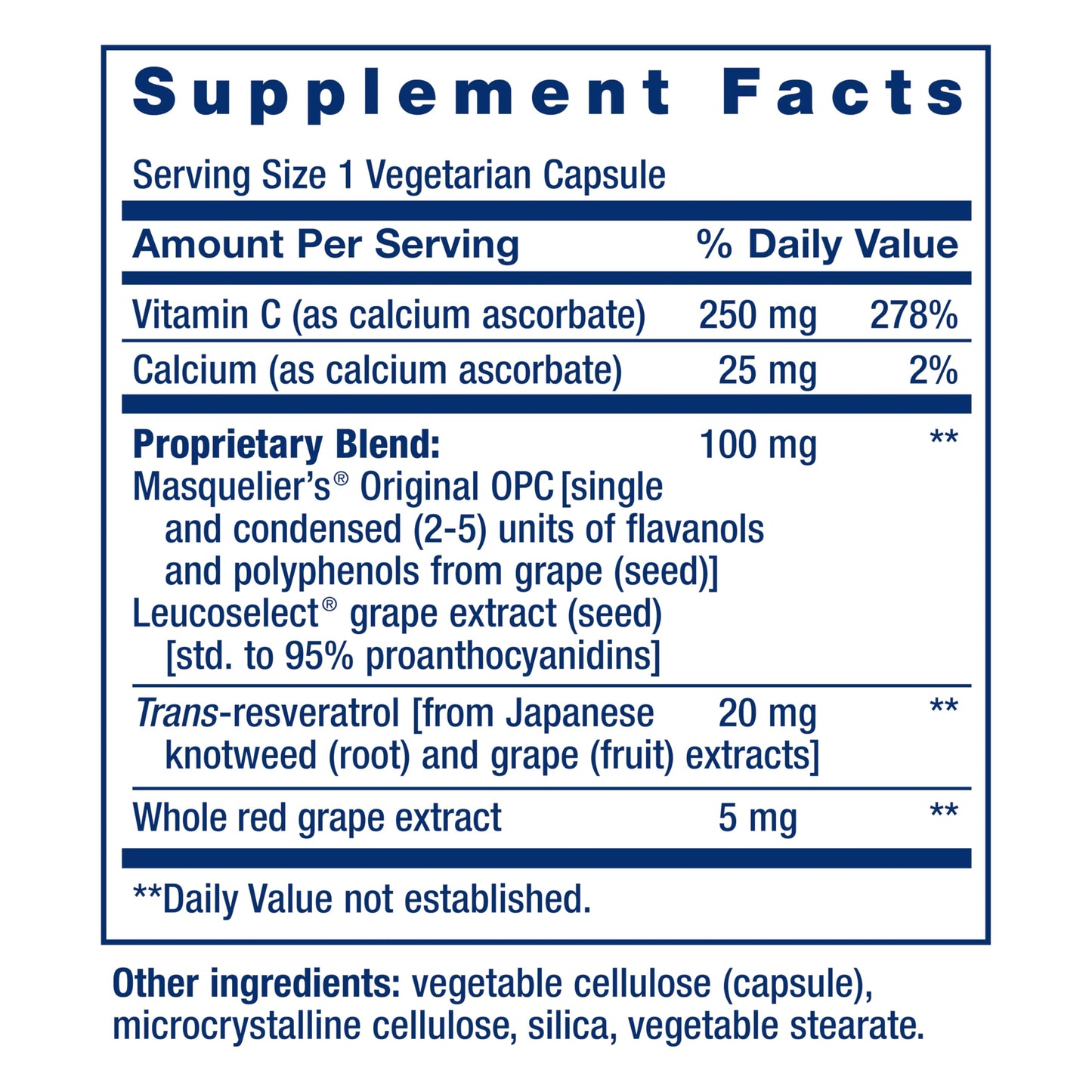 Life Extension Grapeseed Extract Capsule, 60 Capsules