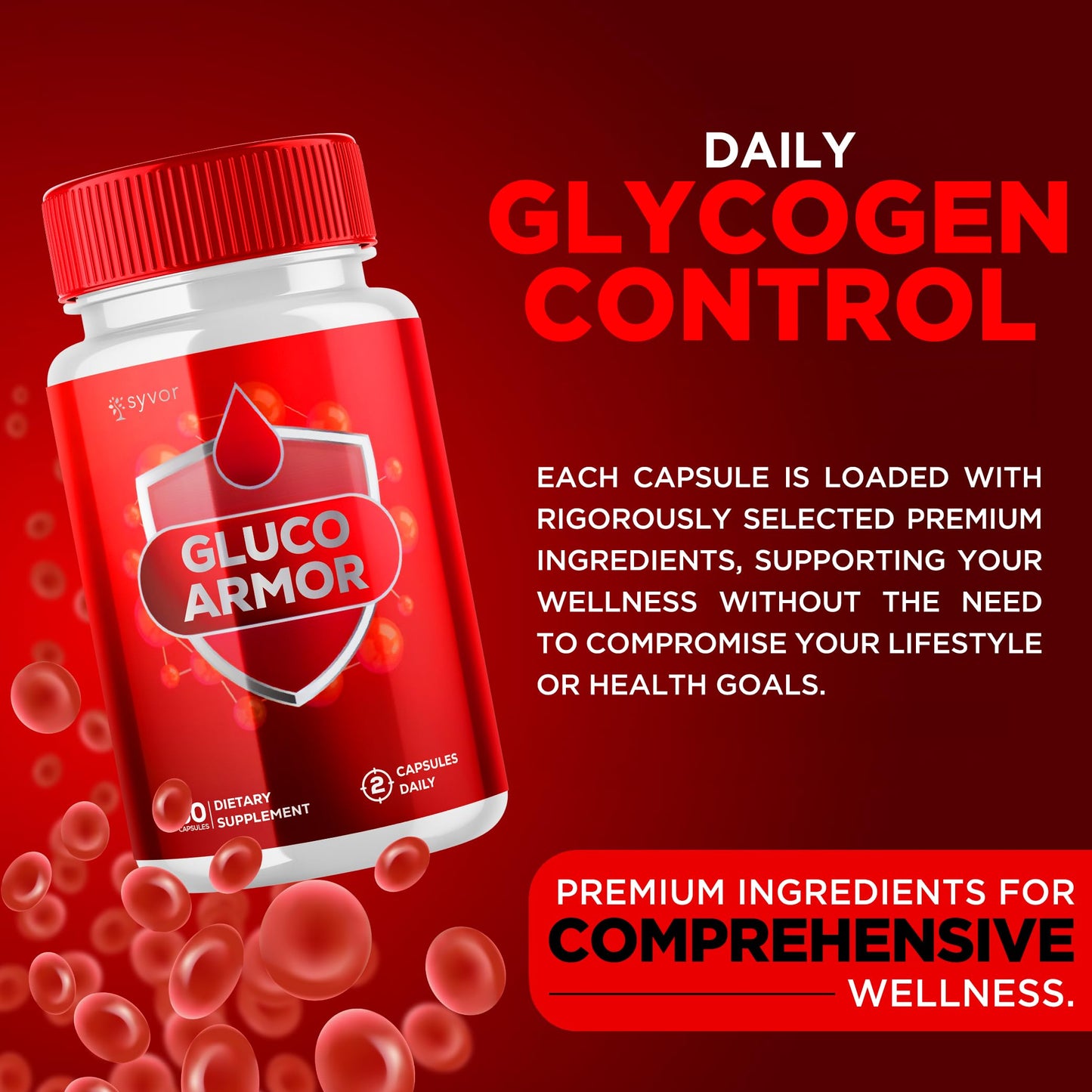 Syvor Gluco Armor Capsules 300 Capsules