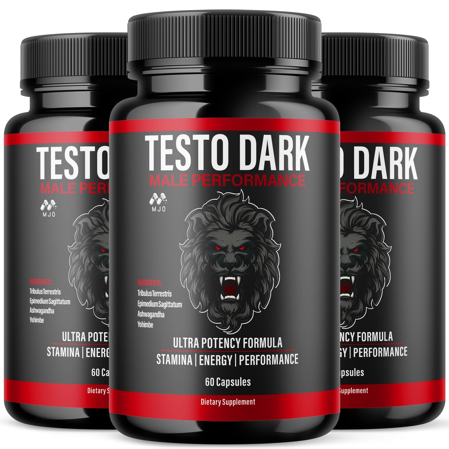 MJO Testo Dark Capsules 180 Capsules