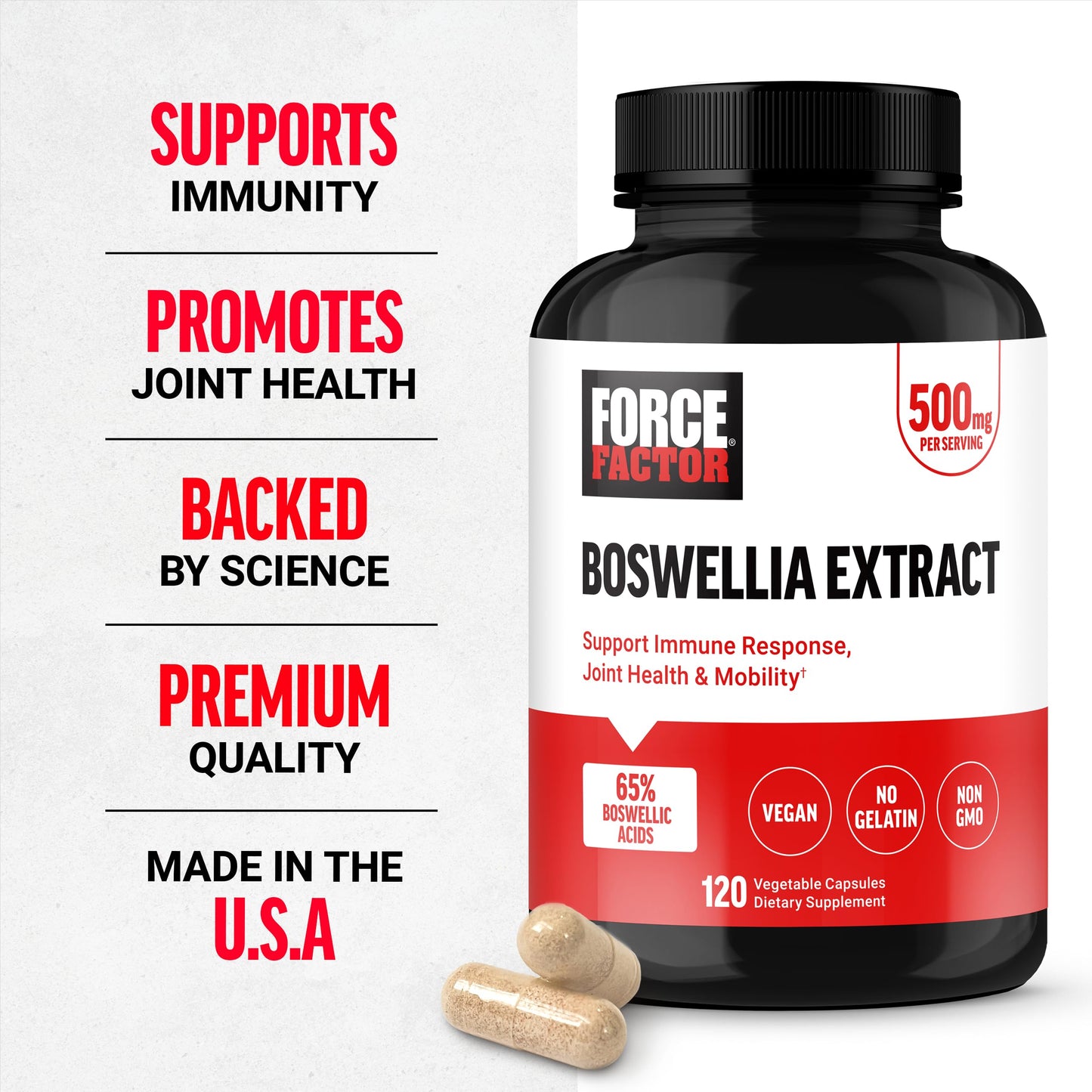 Force Factor Boswellia Extract Capsules 120