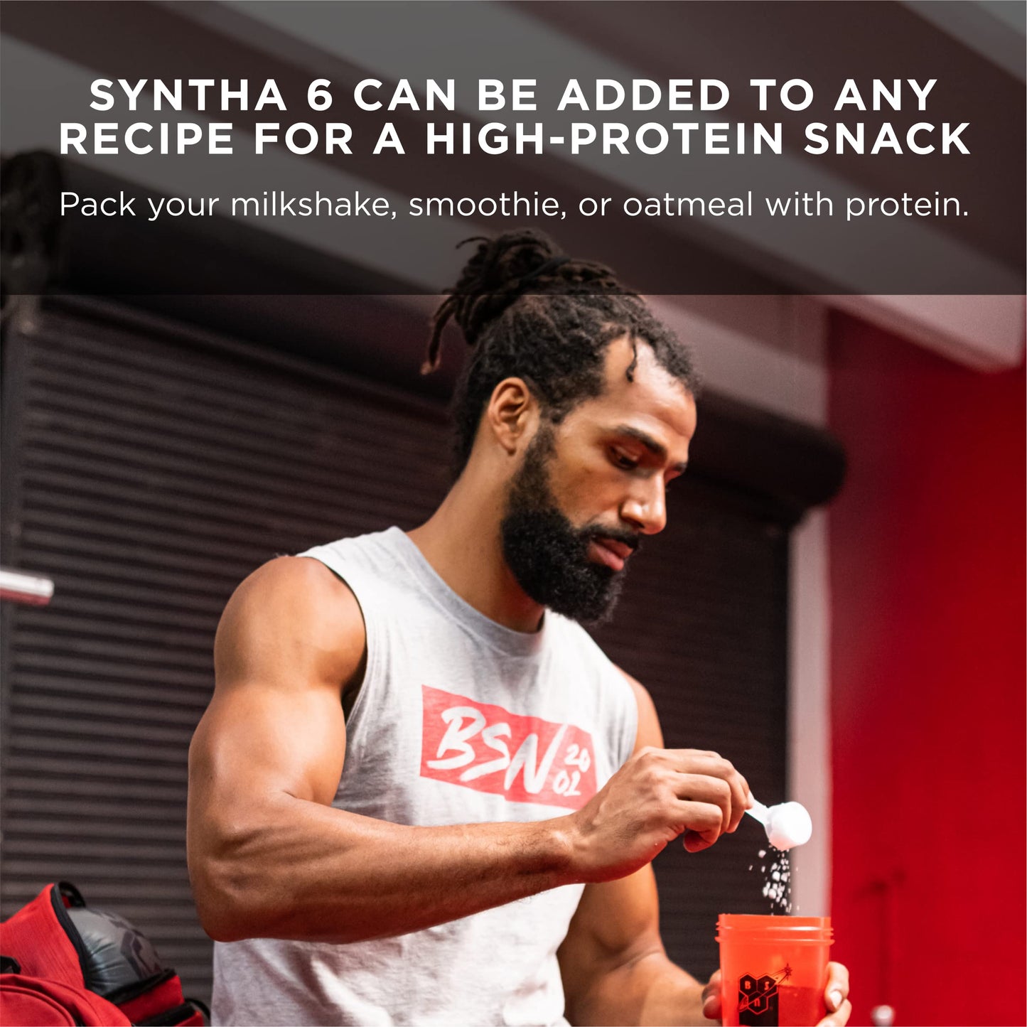 BSN SYNTHA-6 Premium Protein Powder Mint Chocolate Chip, 2.59 lb