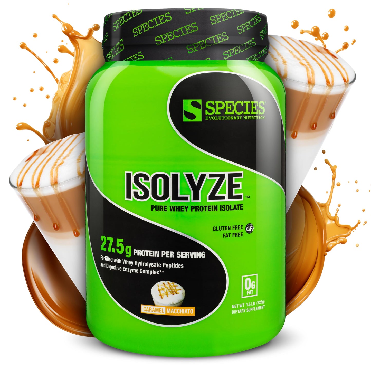 Species Nutrition Isolyze Whey Protein Powder, 24.8 Servings