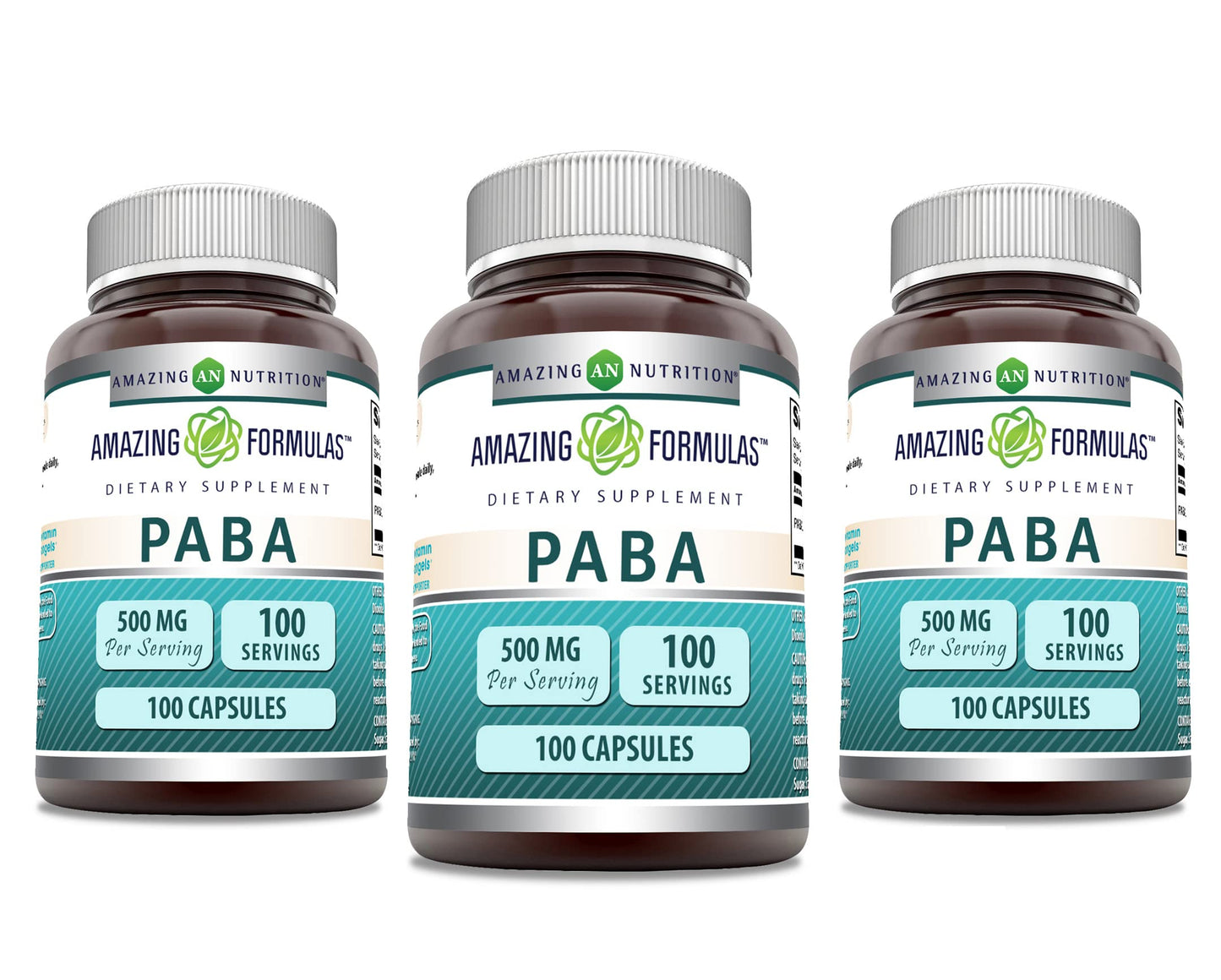 Amazing Nutrition PABA Supplement Capsule, 100 Capsules