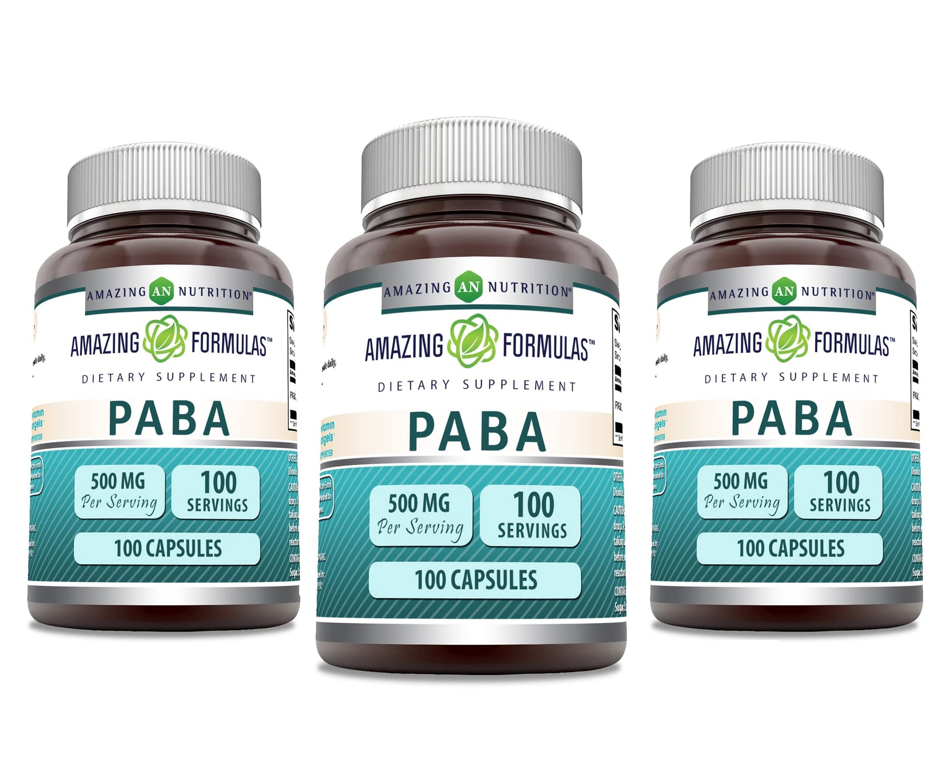 Amazing Nutrition PABA Supplement Capsule, 100 Capsules