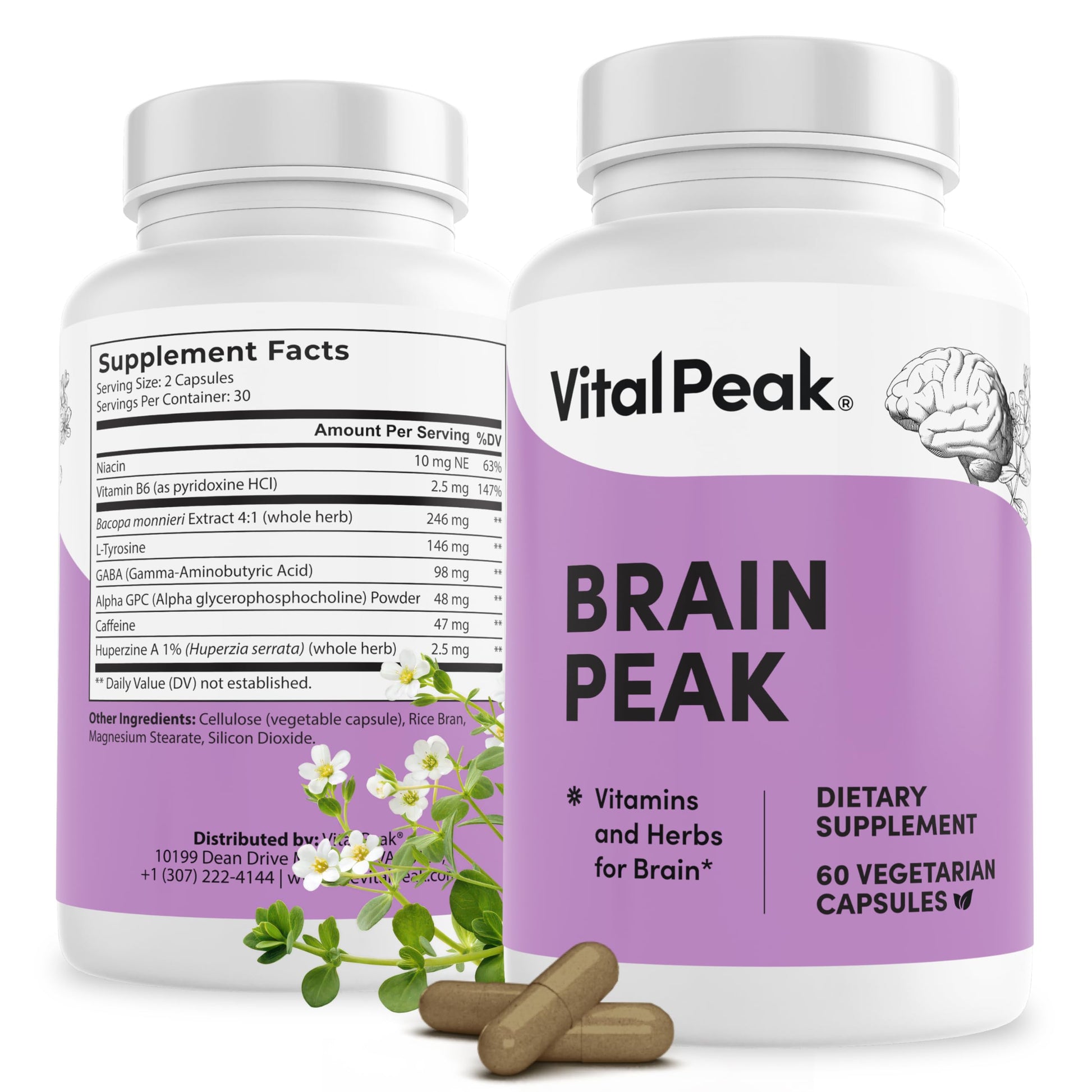 Vital Peak Brain Peak Capsules 60