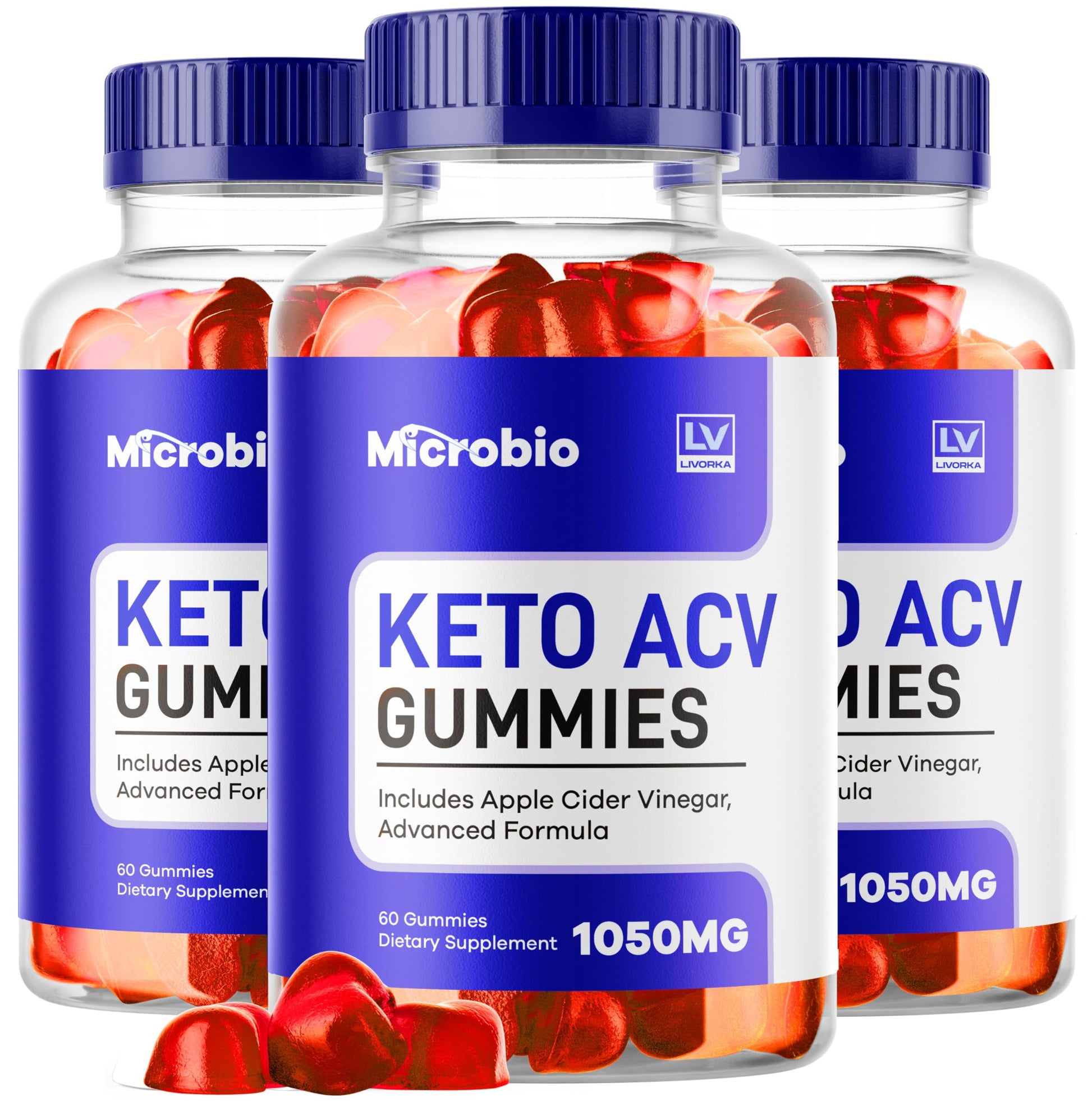 LIVORKA Microbio Keto ACV Gummies 180 Count