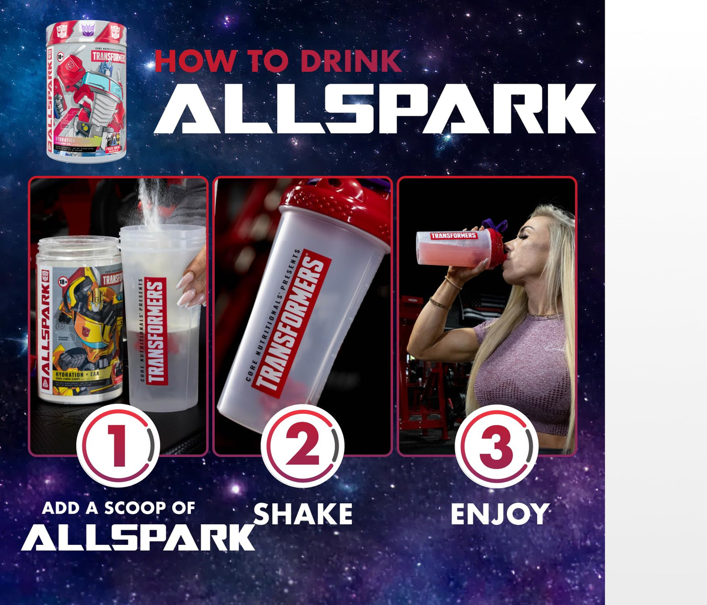 Core Nutritionals Allspark Hydration + EAA Powder 16 Servings