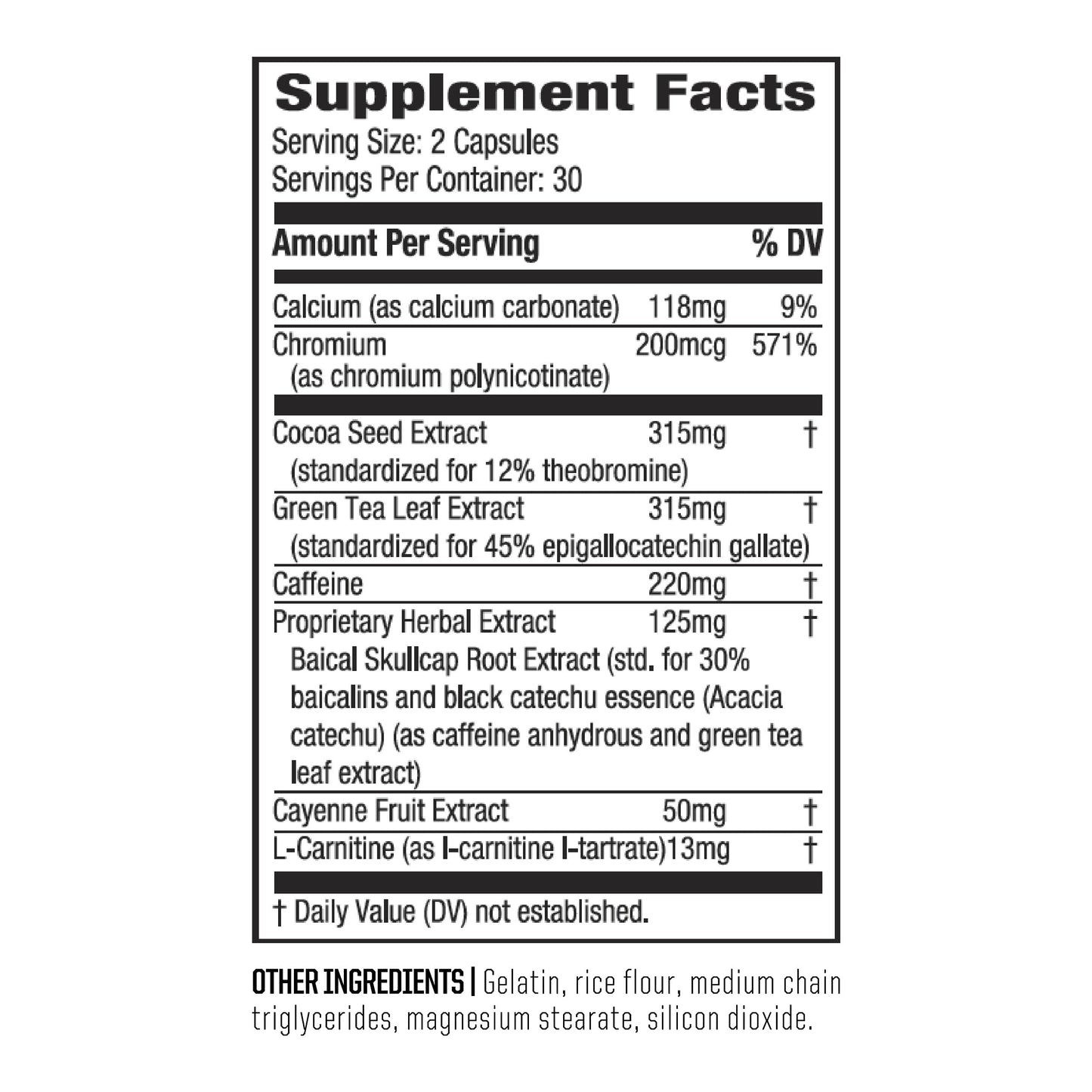 Twinlab Ripped Fuel Extreme 60 Capsules