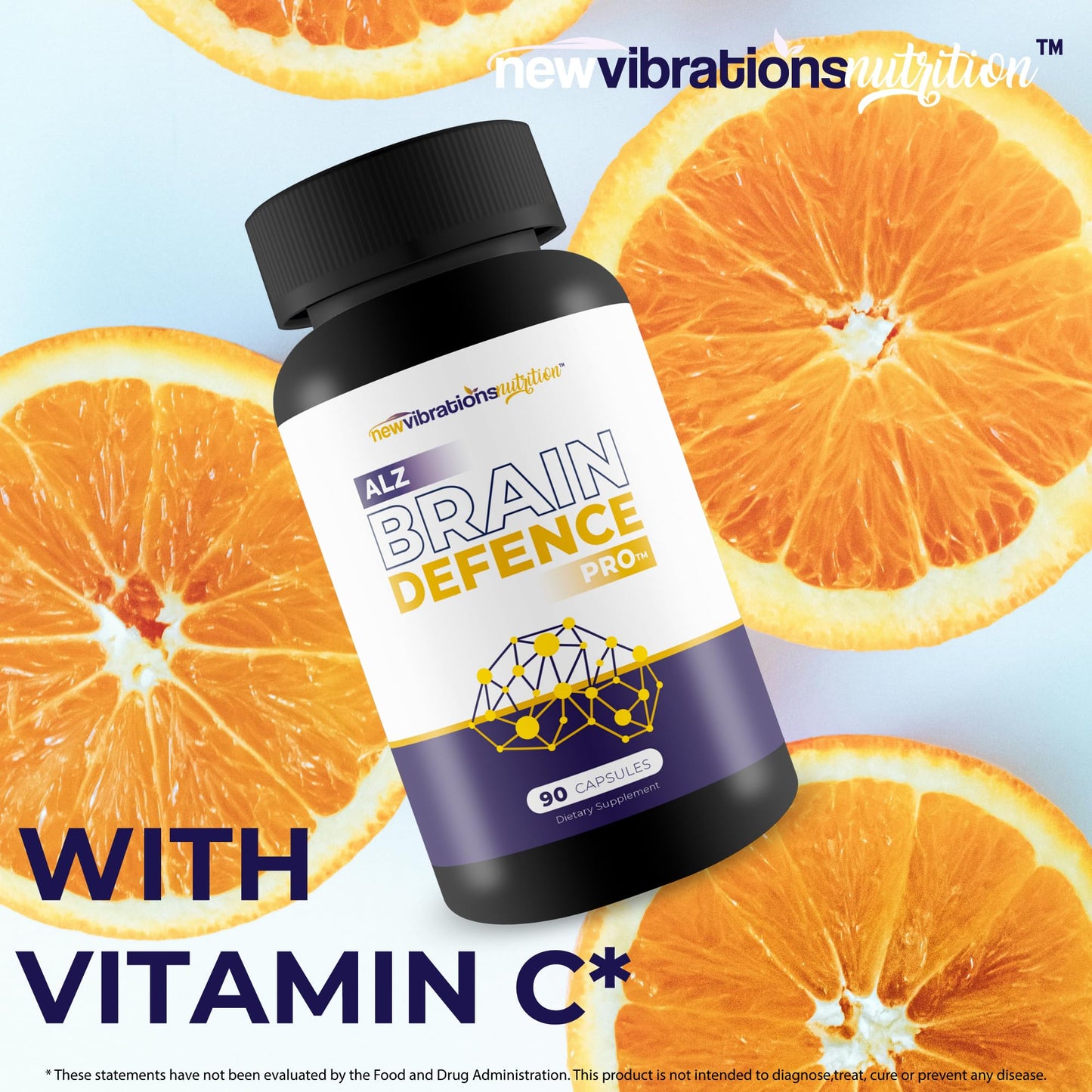 New Vibrations Nutrition ALZ Brain Defence Pro Capsule 90 Count