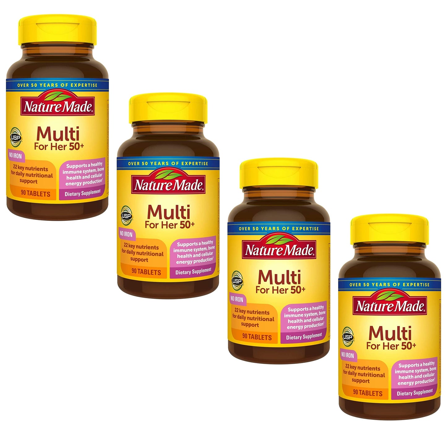 Nature Made Multi for Her 50+ Vitamin/Mineral Tablets 360 Tablets